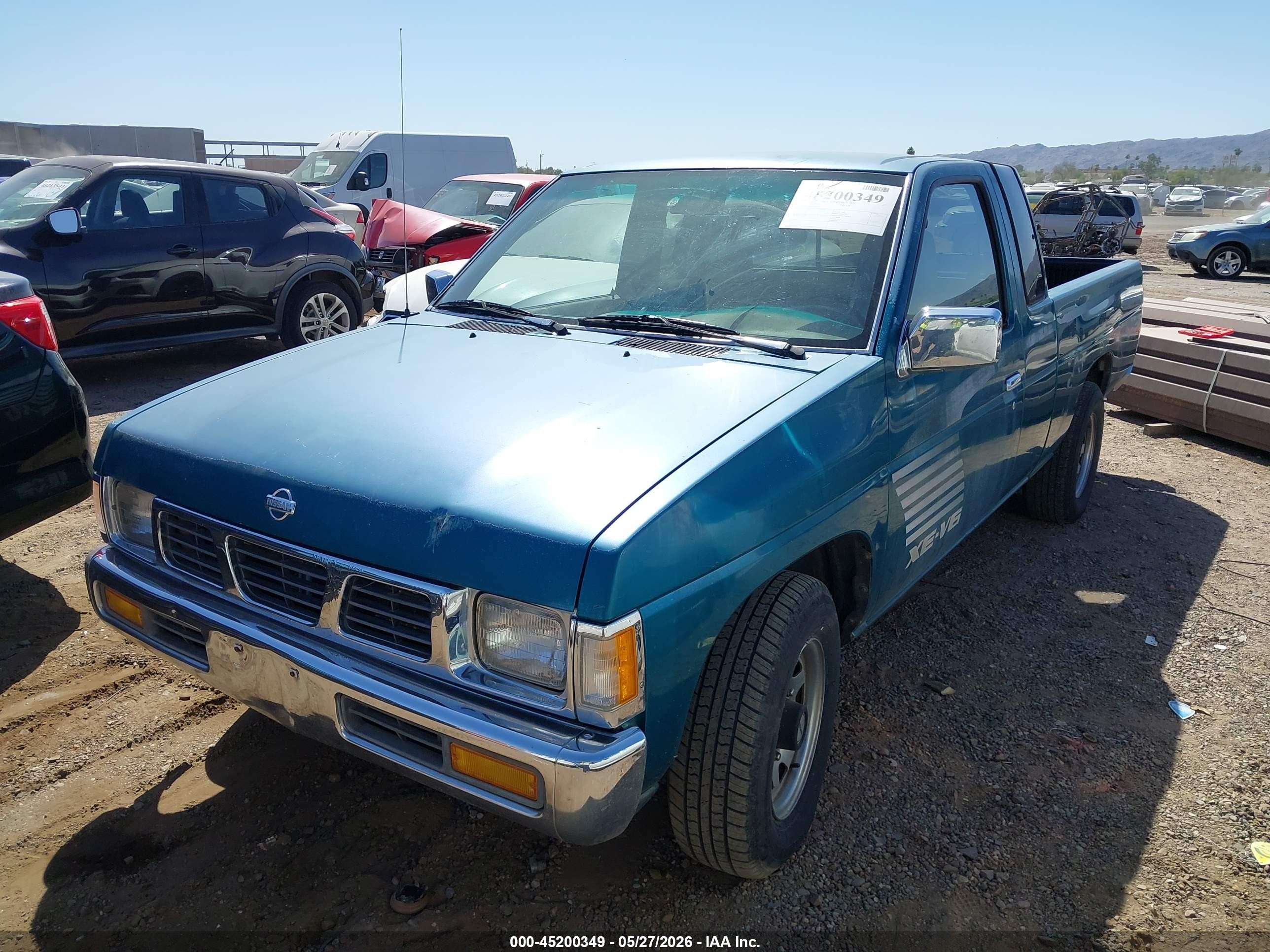 1995 Nissan Truck King Cab Se/king Cab Xe Green vin: 1N6HD16S3SC398129