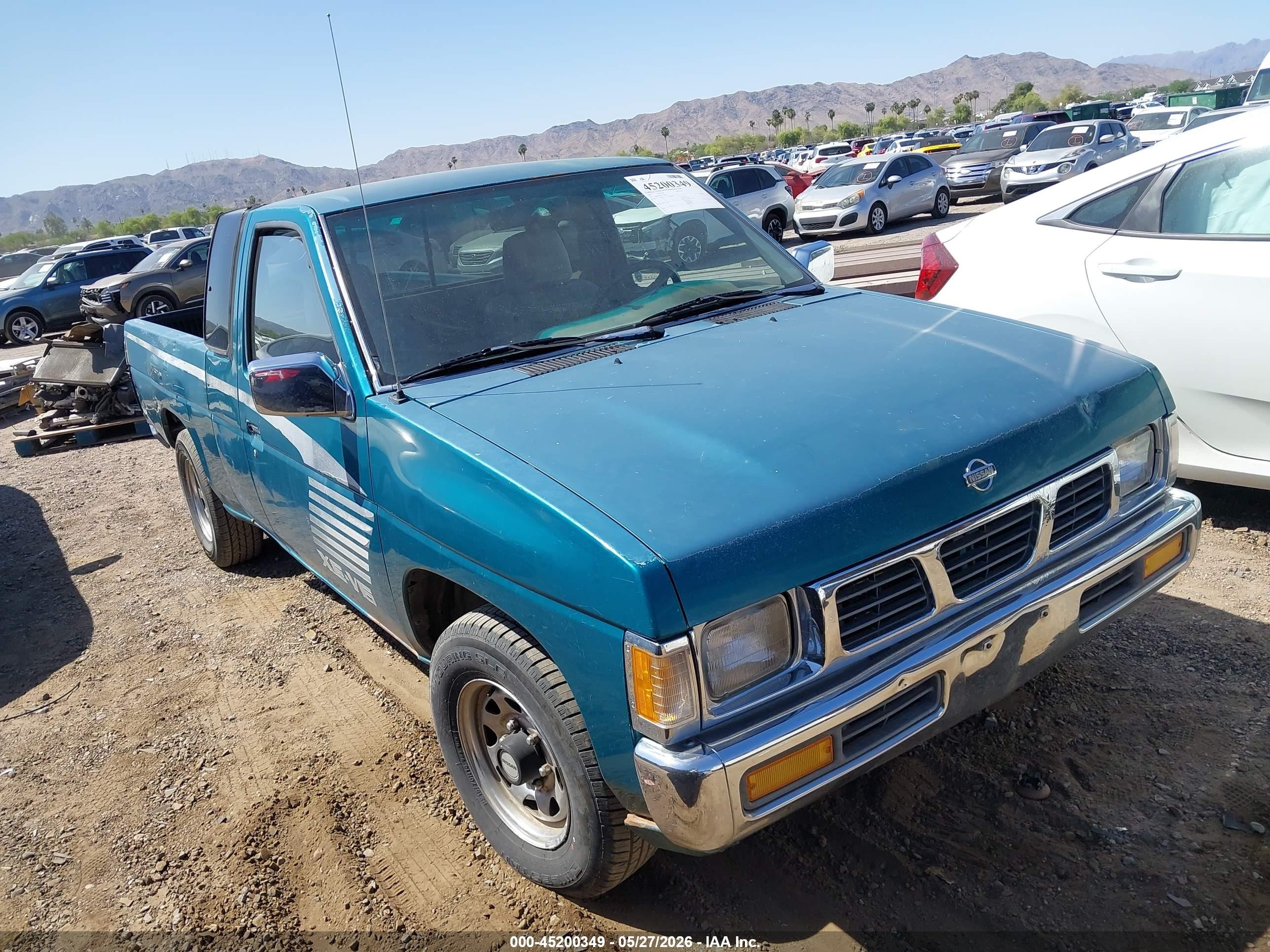 1995 Nissan Truck King Cab Se/king Cab Xe Green vin: 1N6HD16S3SC398129