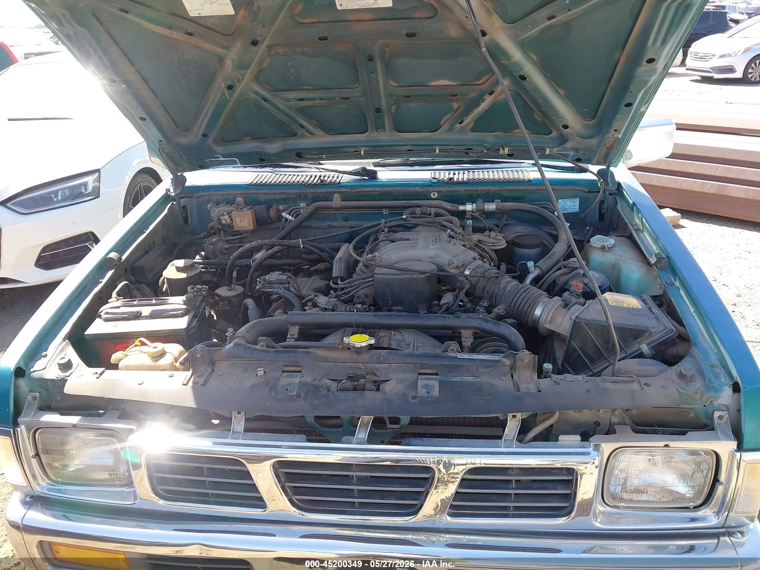1995 Nissan Truck King Cab Se/king Cab Xe Green vin: 1N6HD16S3SC398129