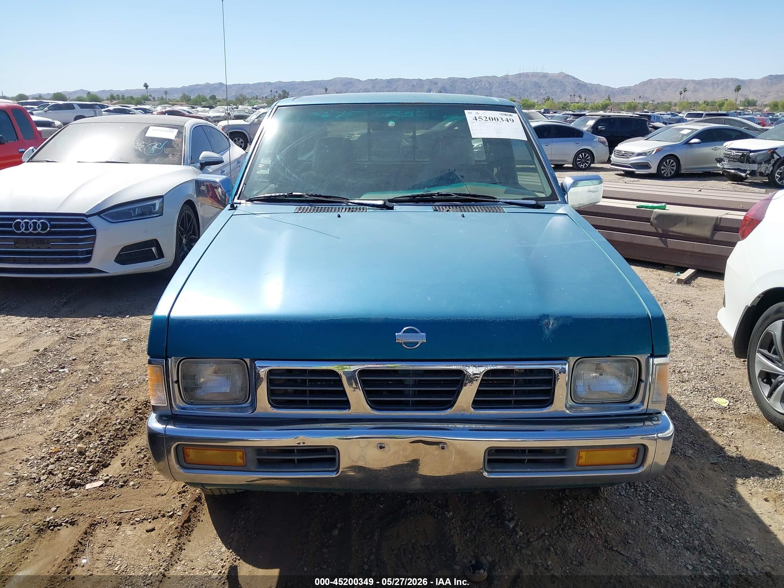 1995 Nissan Truck King Cab Se/king Cab Xe Green vin: 1N6HD16S3SC398129
