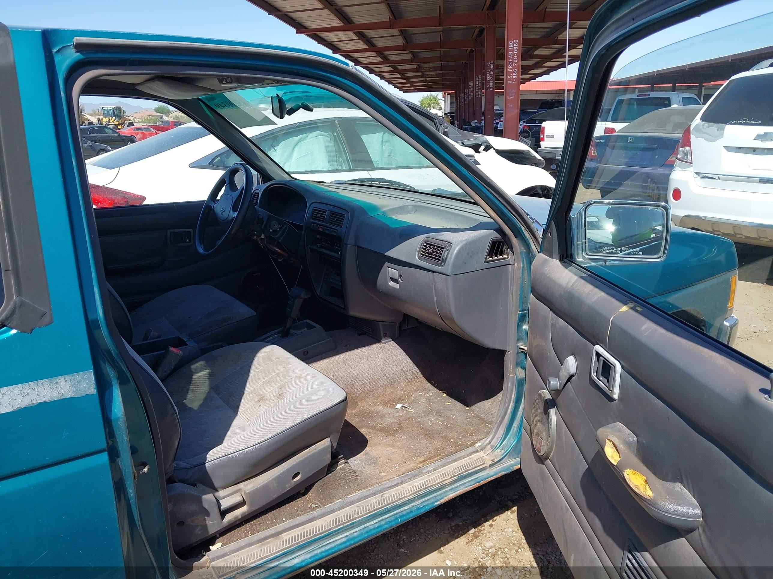 1995 Nissan Truck King Cab Se/king Cab Xe Green vin: 1N6HD16S3SC398129