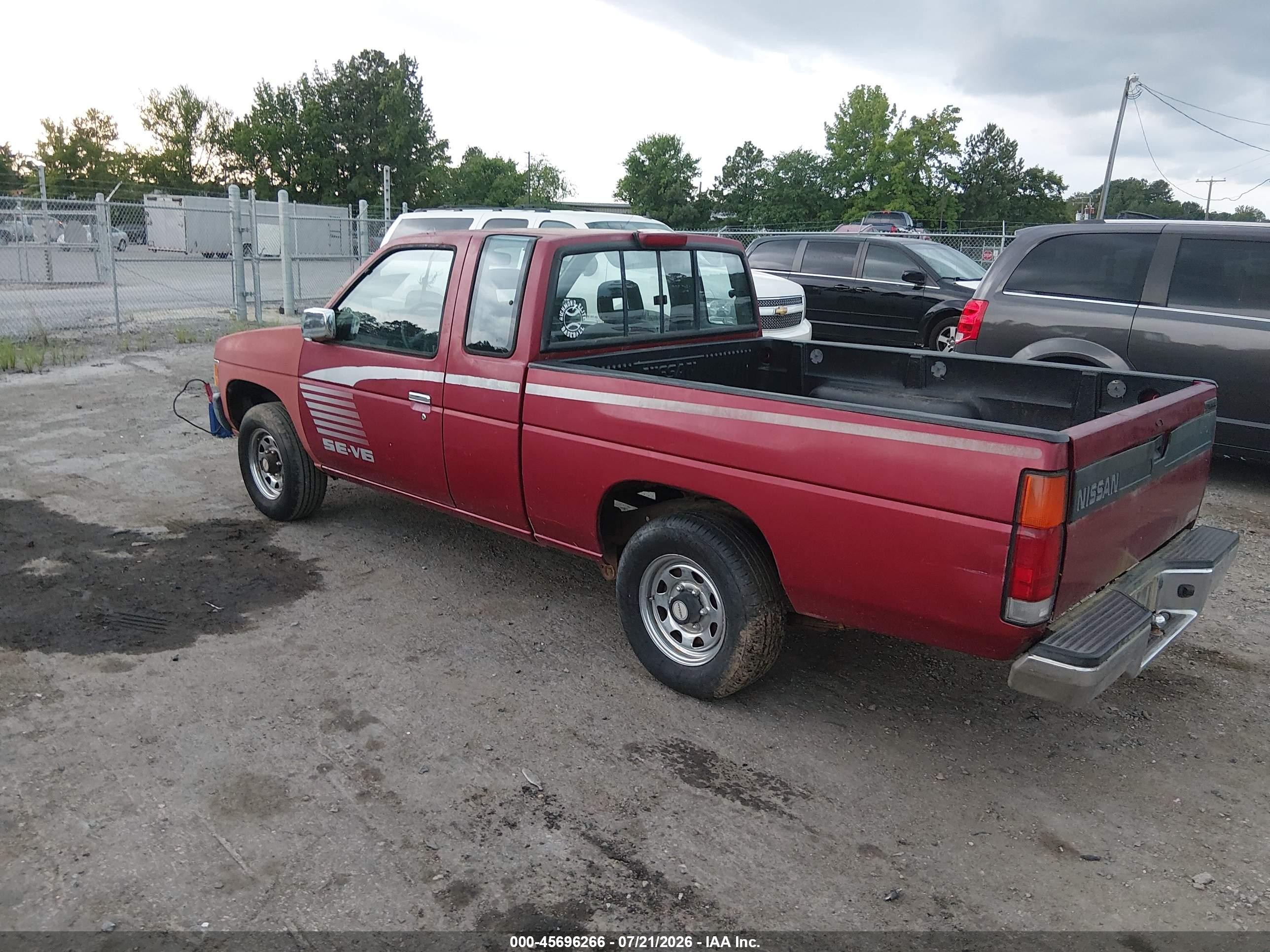 1994 Nissan Truck King Cab Se Burgundy vin: 1N6HD16S5RC362498