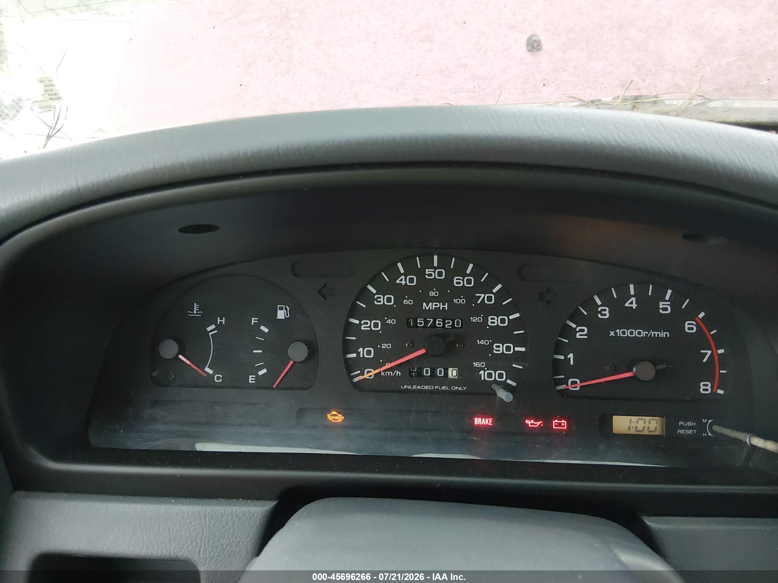1994 Nissan Truck King Cab Se Burgundy vin: 1N6HD16S5RC362498