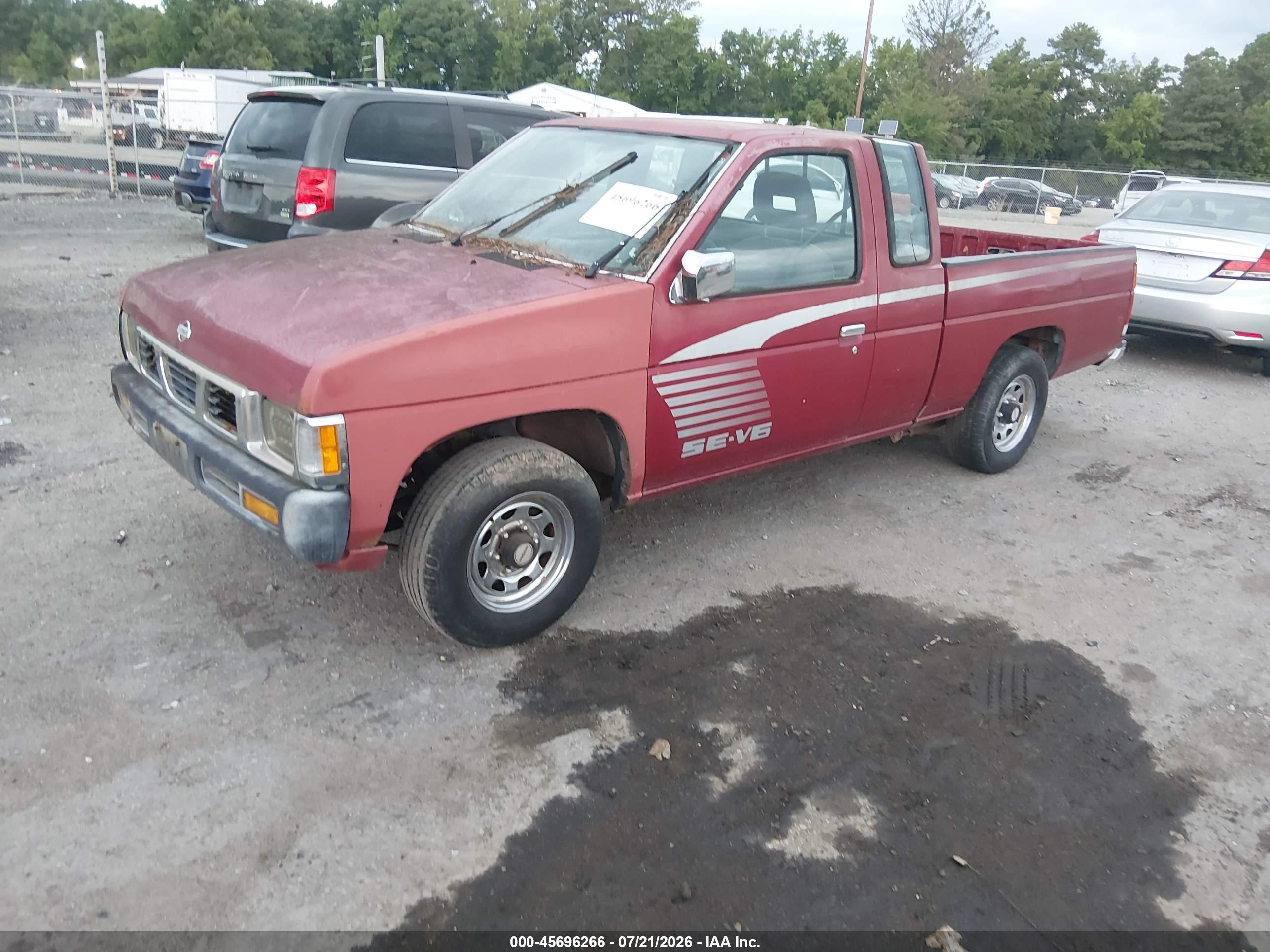 1994 Nissan Truck King Cab Se Burgundy vin: 1N6HD16S5RC362498