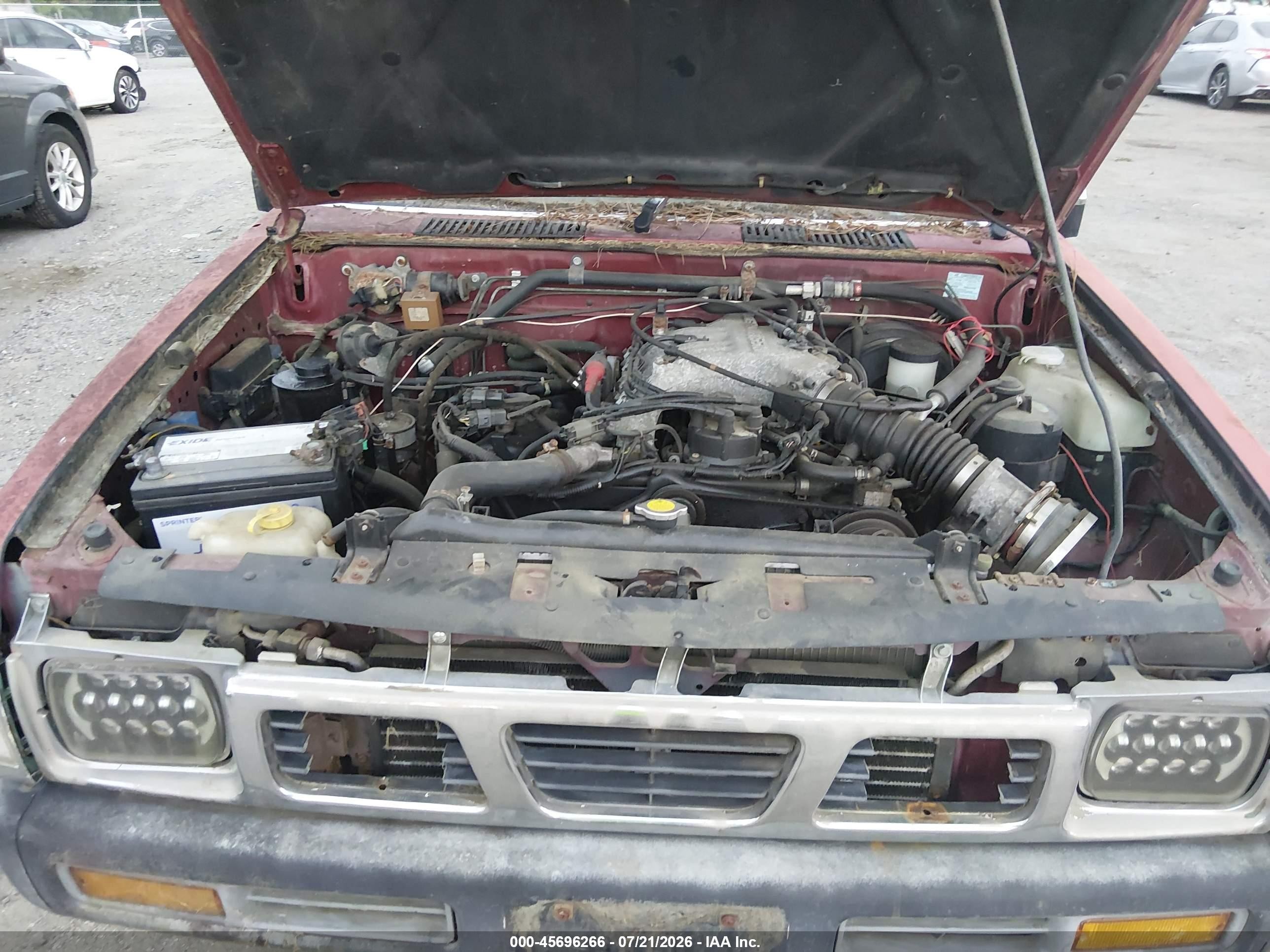 1994 Nissan Truck King Cab Se Burgundy vin: 1N6HD16S5RC362498