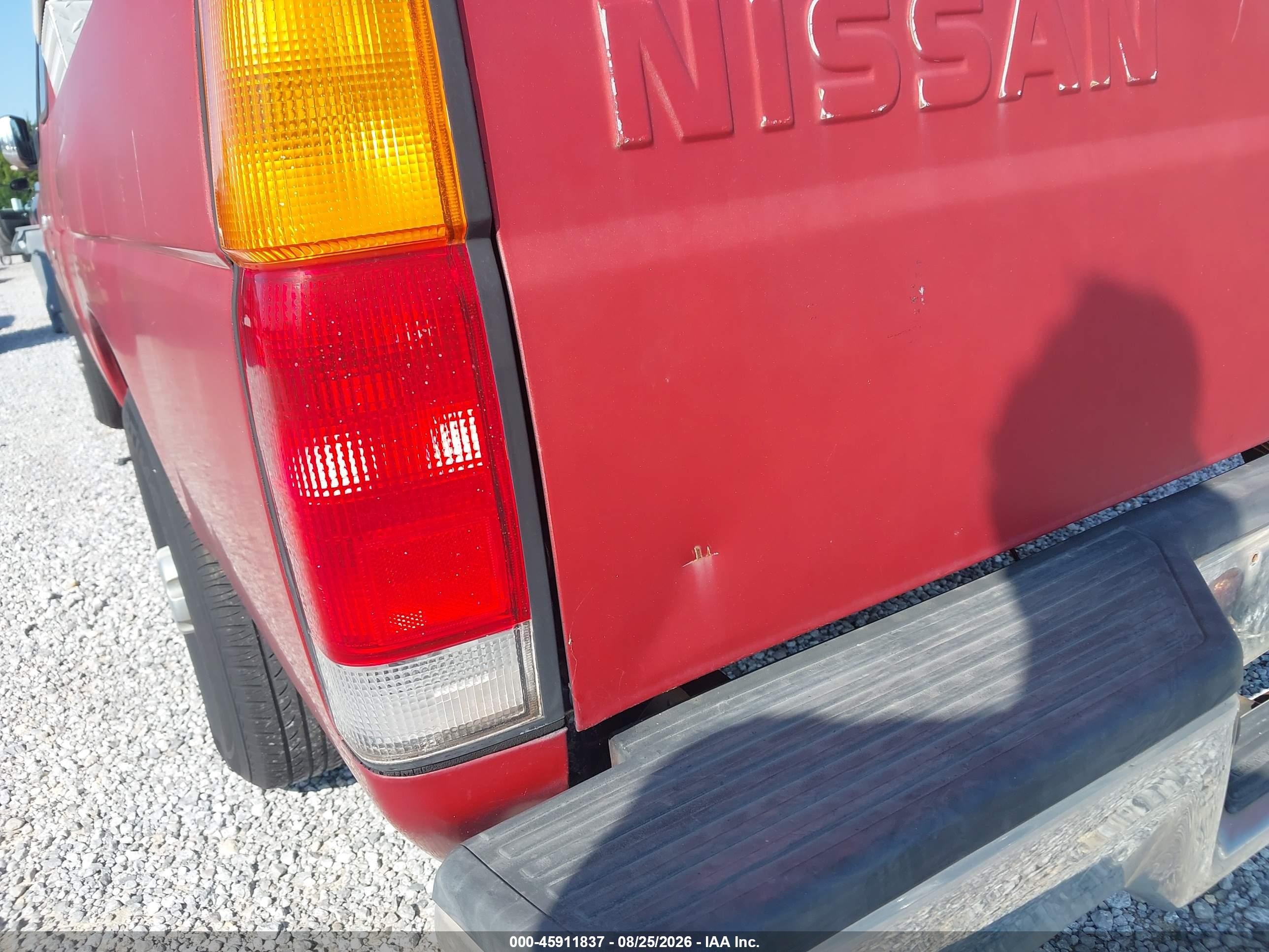 1995 Nissan Truck King Cab Se/king Cab Xe Red vin: 1N6HD16S5SC307670