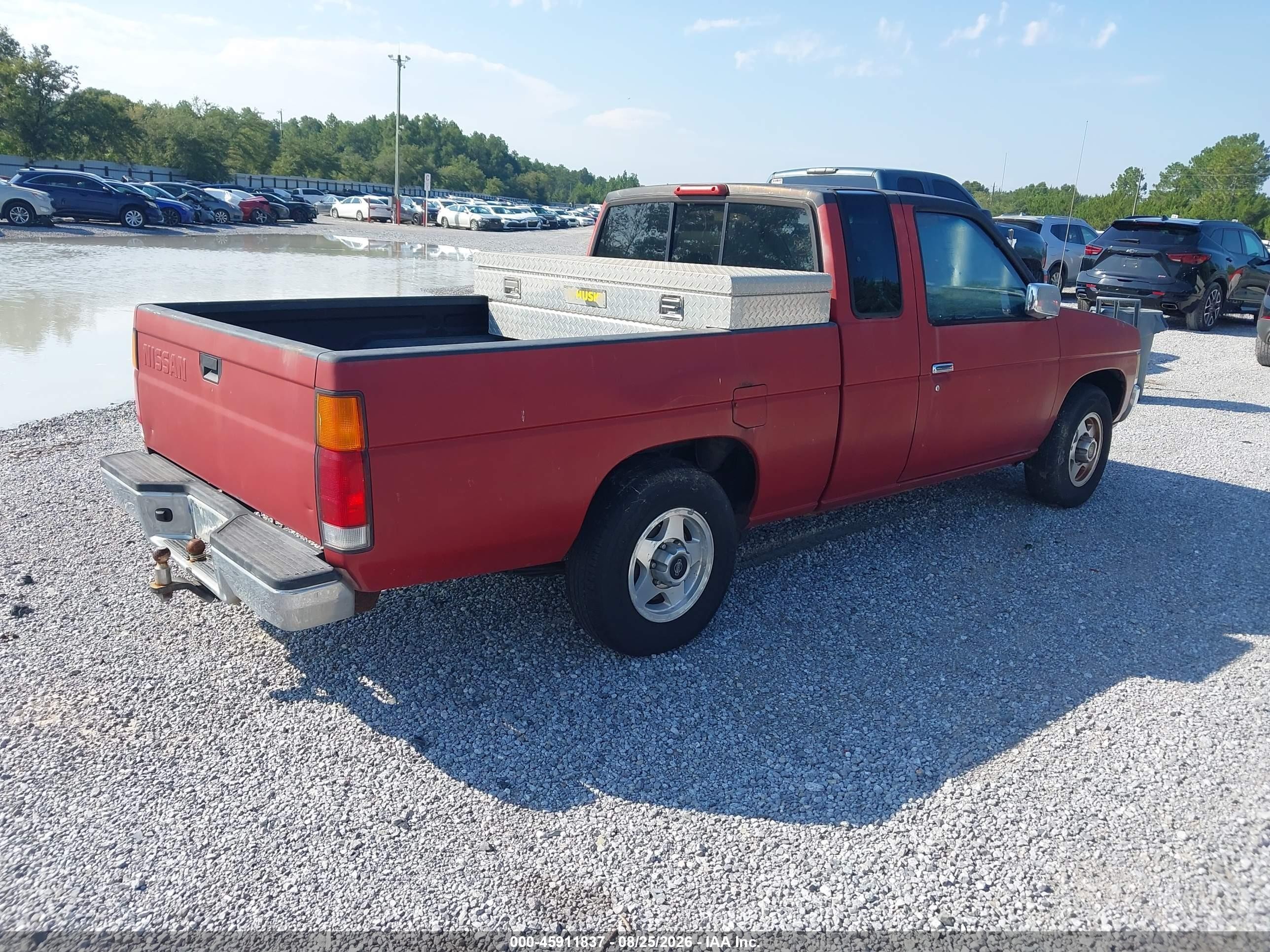 1995 Nissan Truck King Cab Se/king Cab Xe Red vin: 1N6HD16S5SC307670