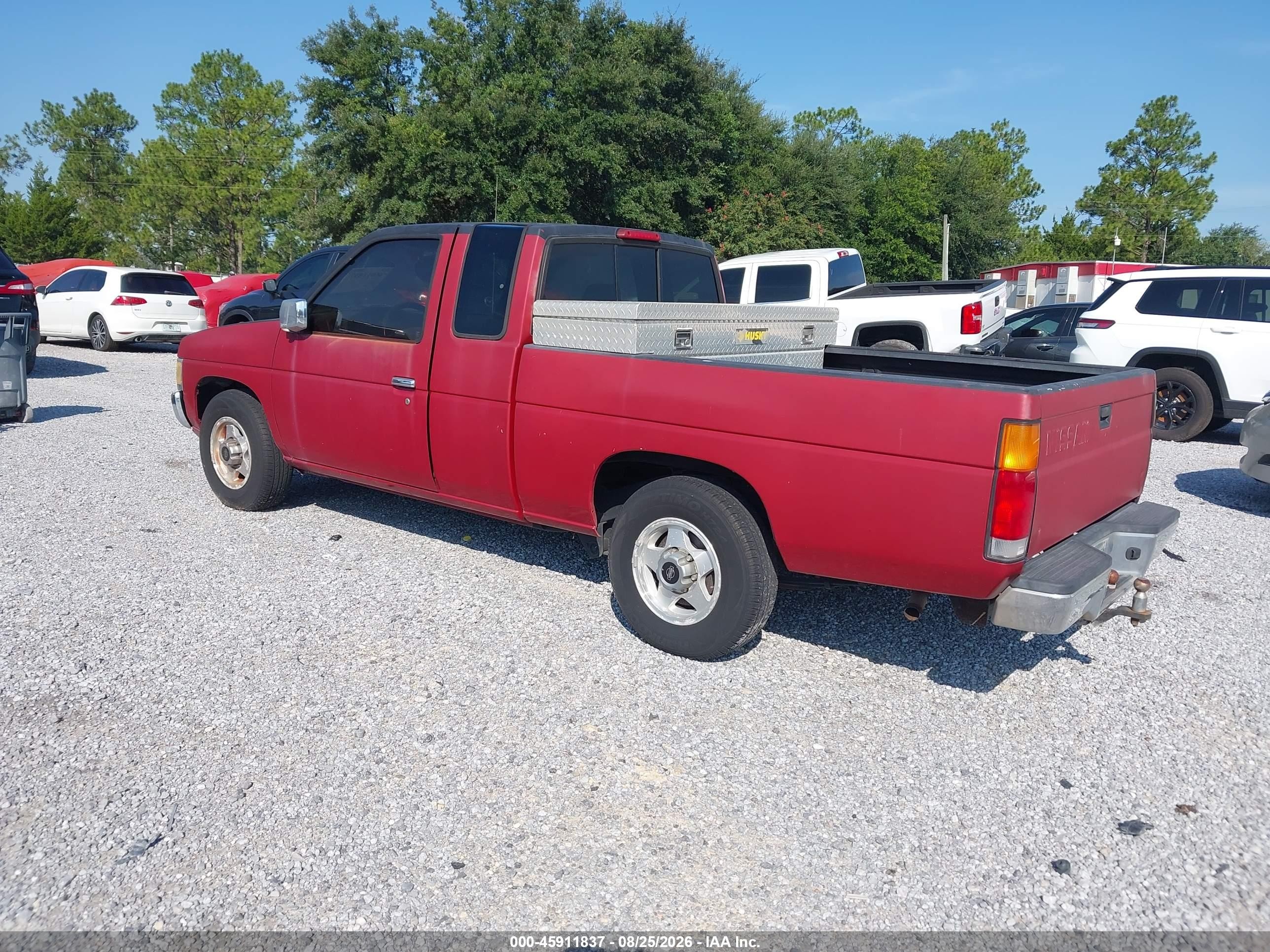 1995 Nissan Truck King Cab Se/king Cab Xe Red vin: 1N6HD16S5SC307670