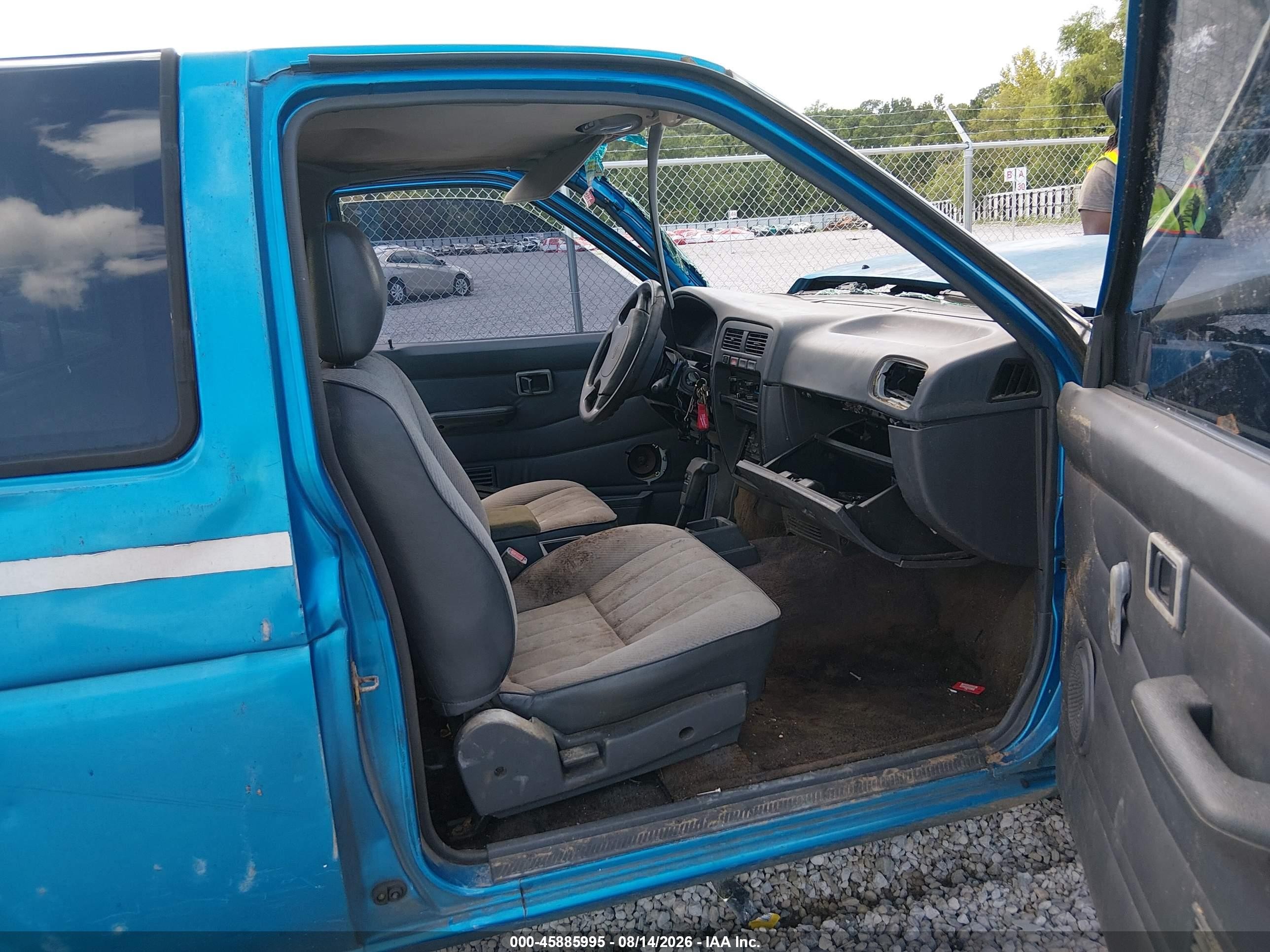 1995 Nissan Truck King Cab Se/king Cab Xe Blue vin: 1N6HD16S5SC312934