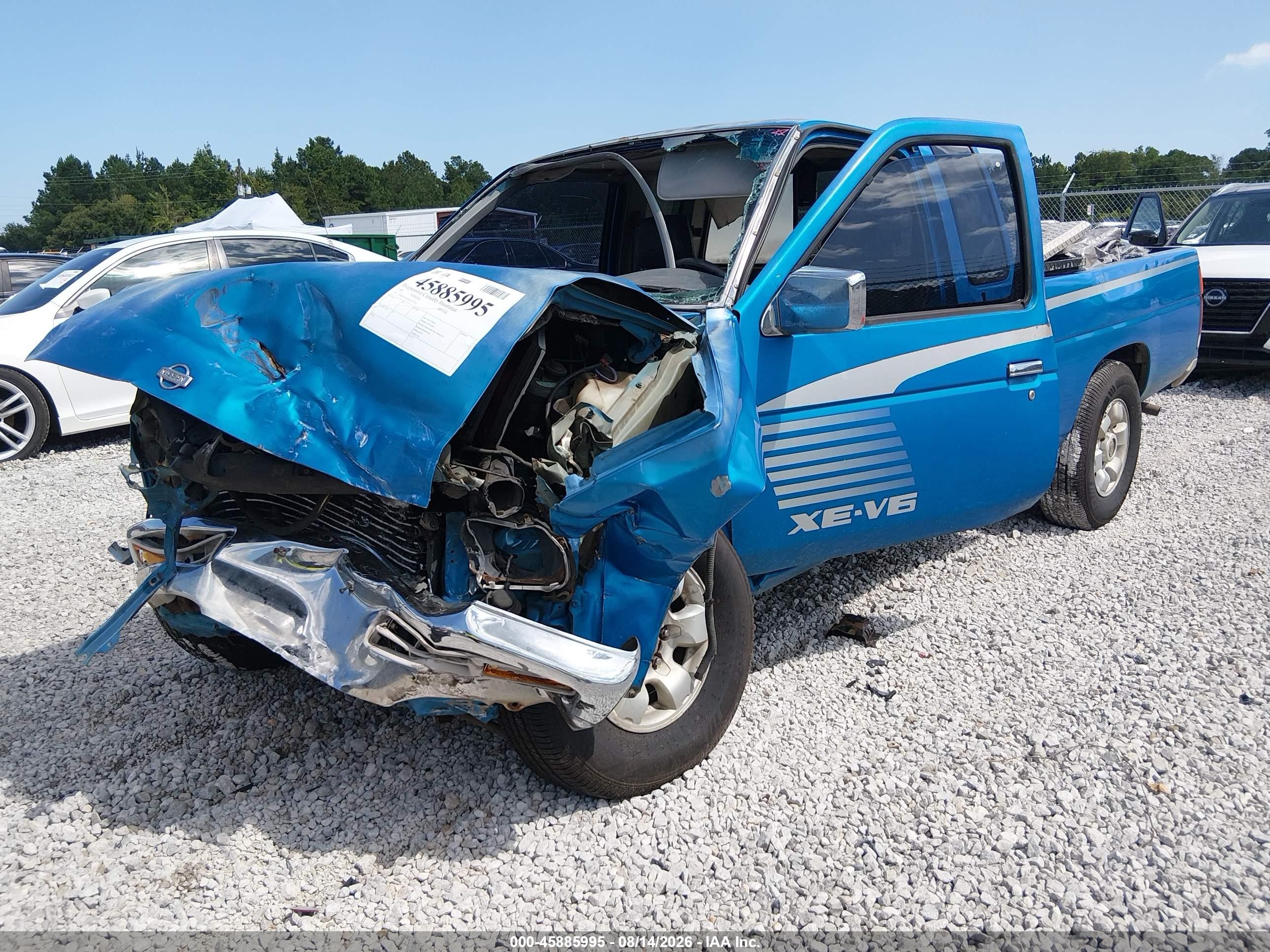 1995 Nissan Truck King Cab Se/king Cab Xe Blue vin: 1N6HD16S5SC312934