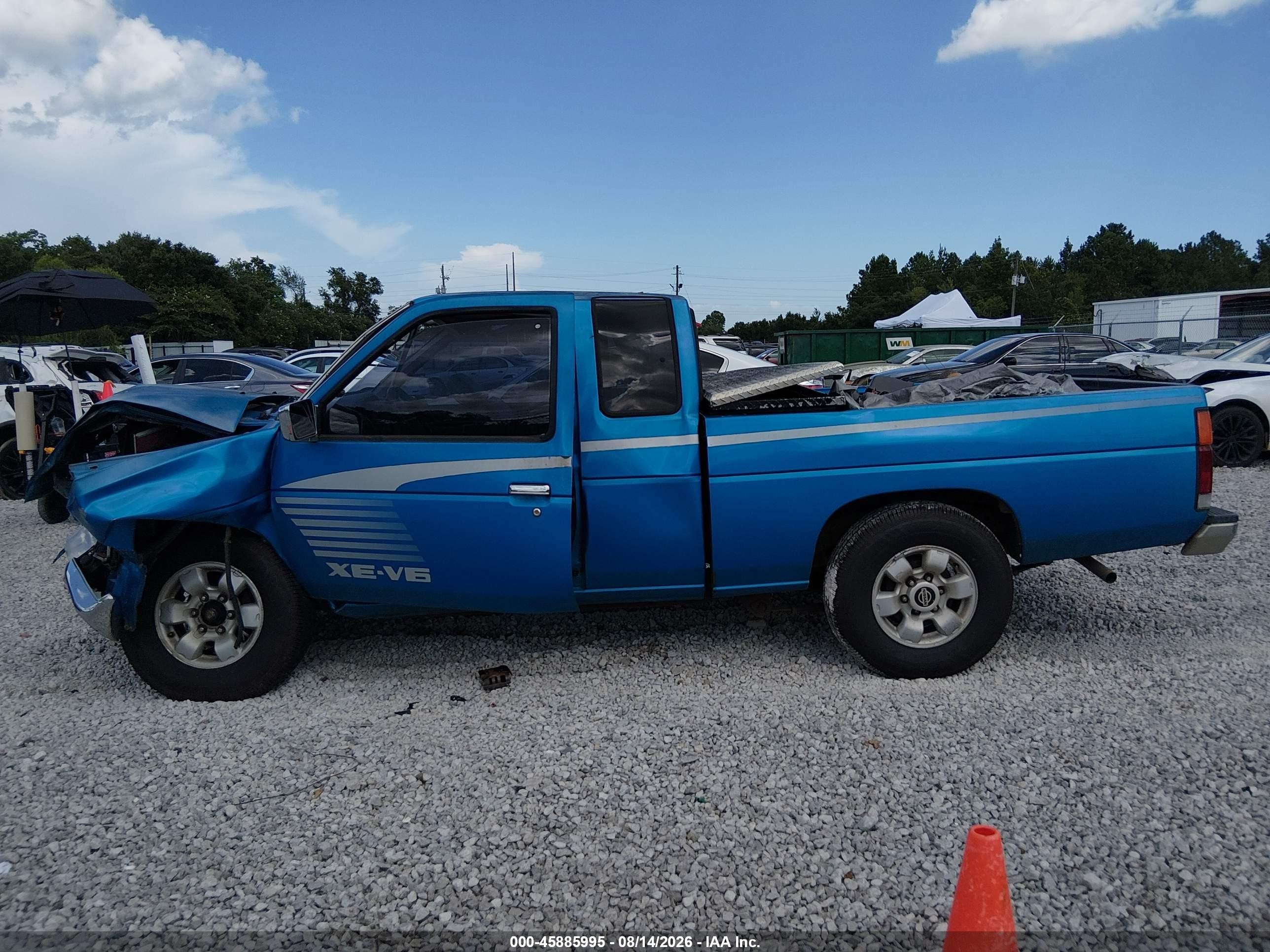 1995 Nissan Truck King Cab Se/king Cab Xe Blue vin: 1N6HD16S5SC312934