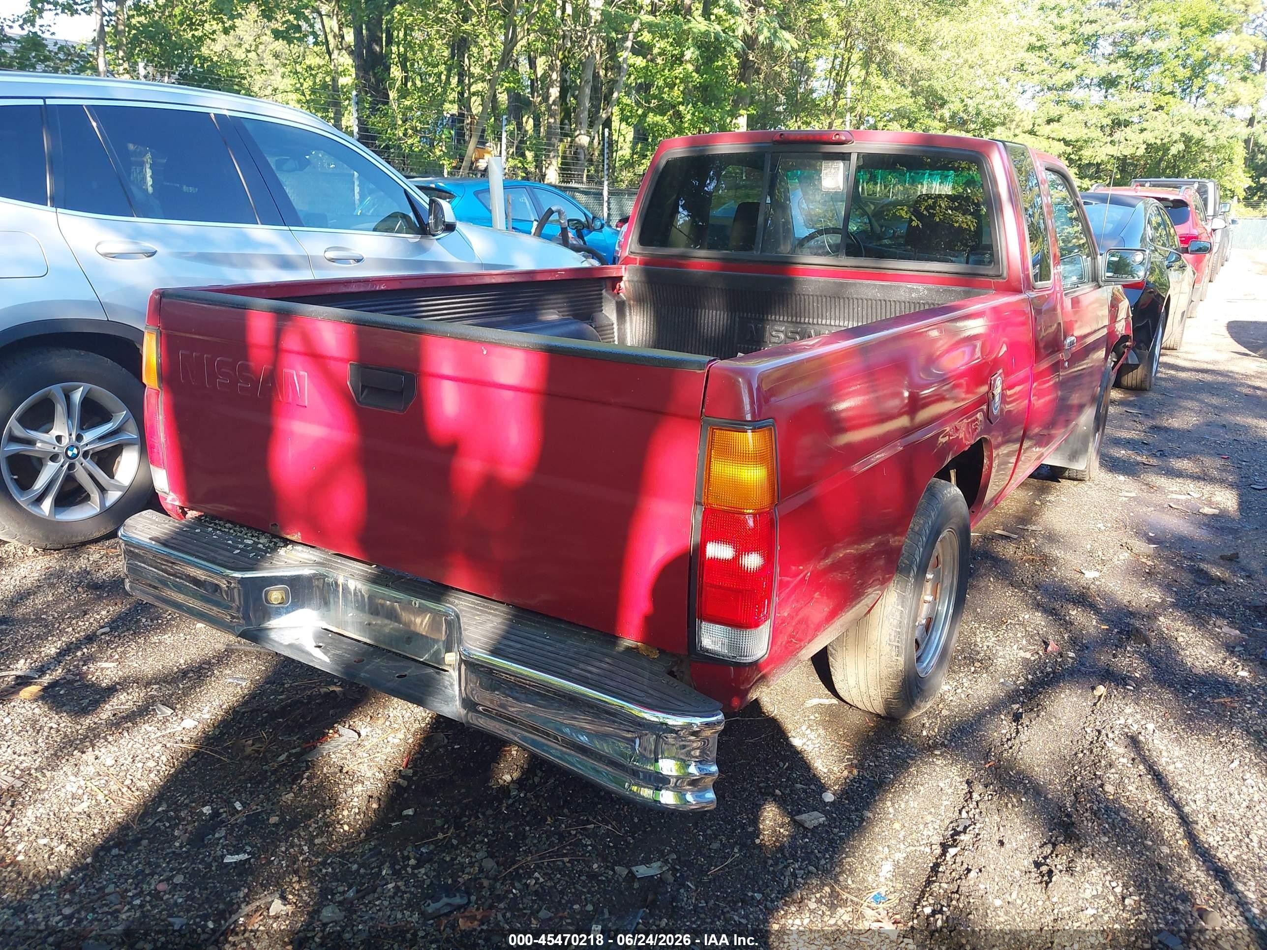 1995 Nissan Truck King Cab Se/king Cab Xe Burgundy vin: 1N6HD16S6SC398853