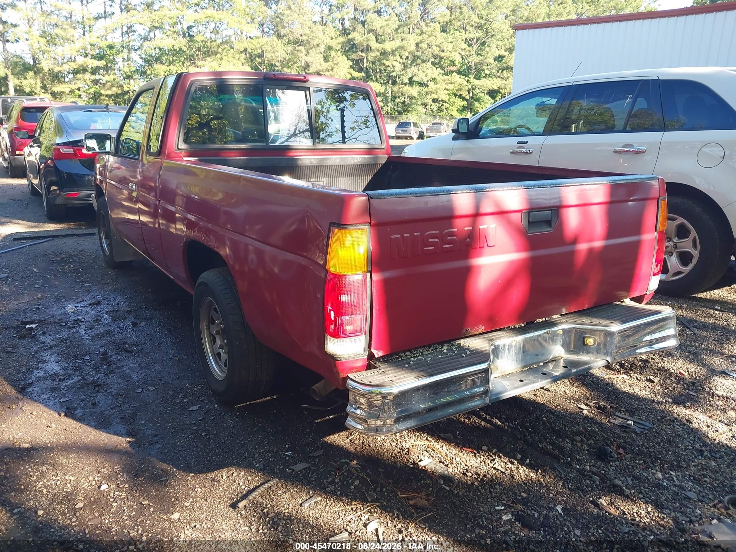 1995 Nissan Truck King Cab Se/king Cab Xe Burgundy vin: 1N6HD16S6SC398853