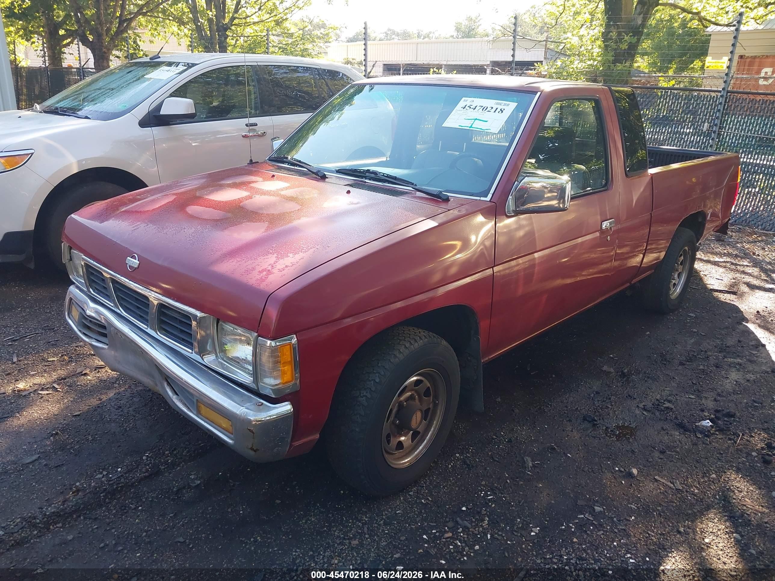 1995 Nissan Truck King Cab Se/king Cab Xe Burgundy vin: 1N6HD16S6SC398853