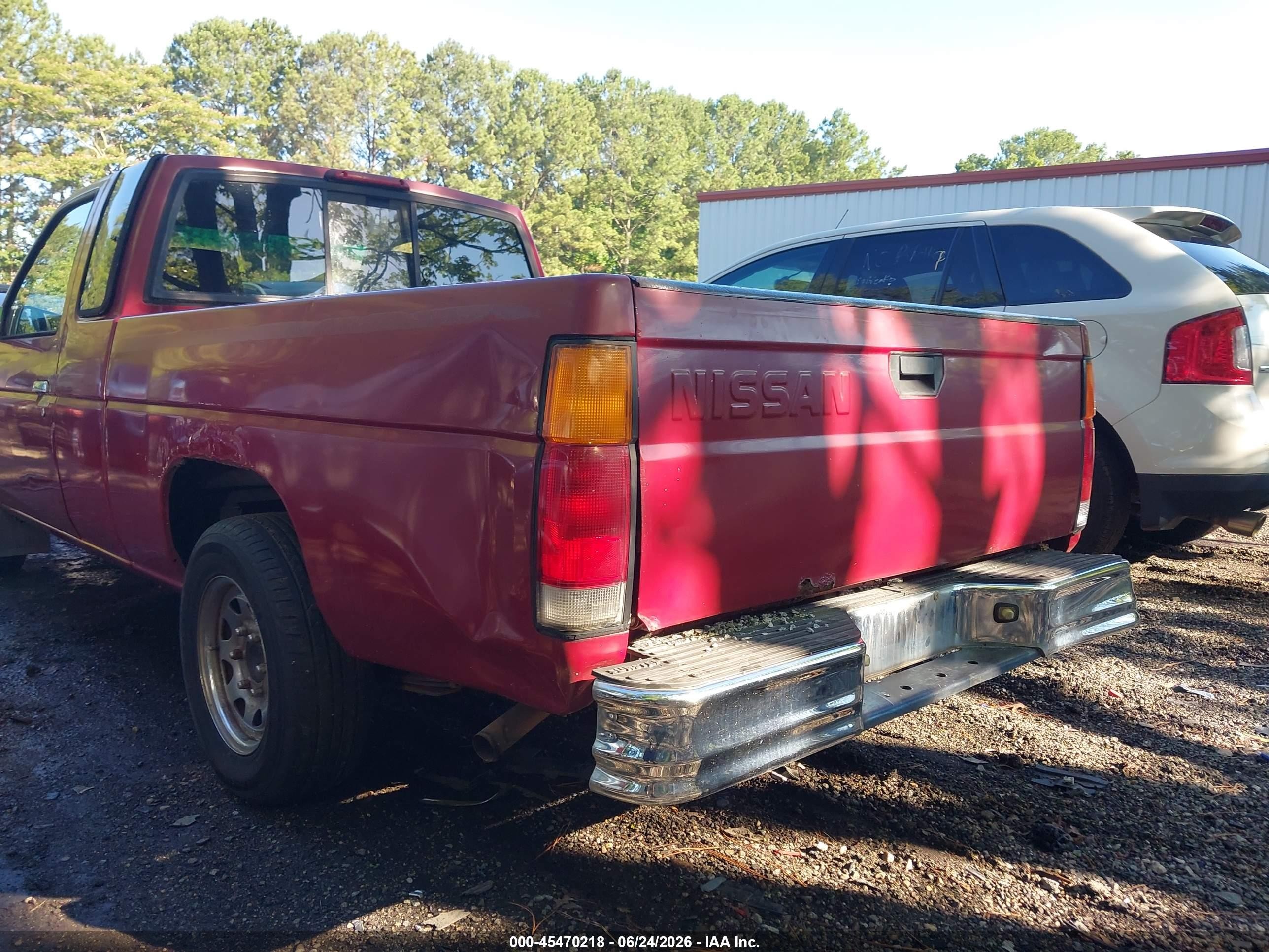 1995 Nissan Truck King Cab Se/king Cab Xe Burgundy vin: 1N6HD16S6SC398853