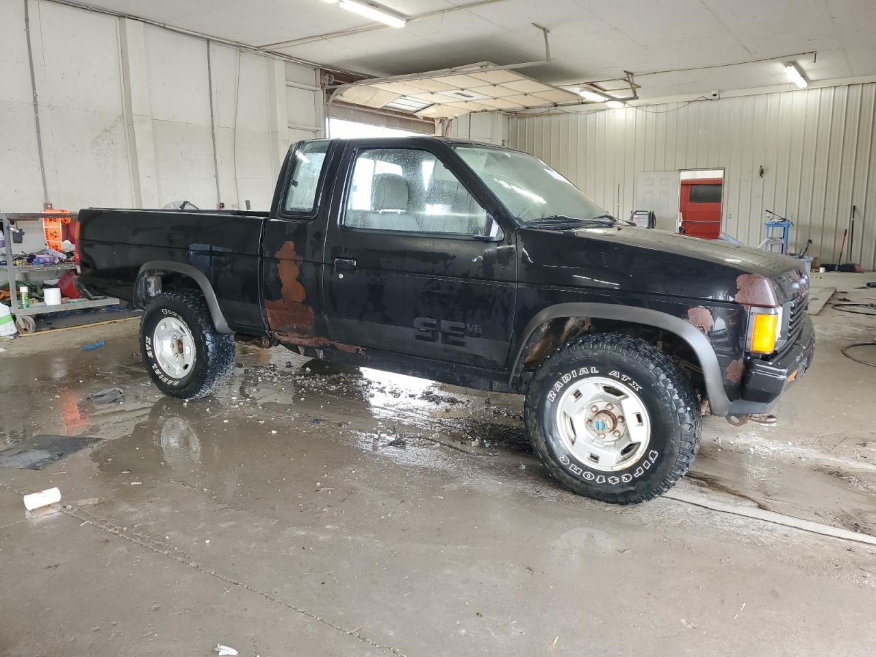 1987 Nissan D21 King Cab   Black vin: 1N6HD16Y0HC303104