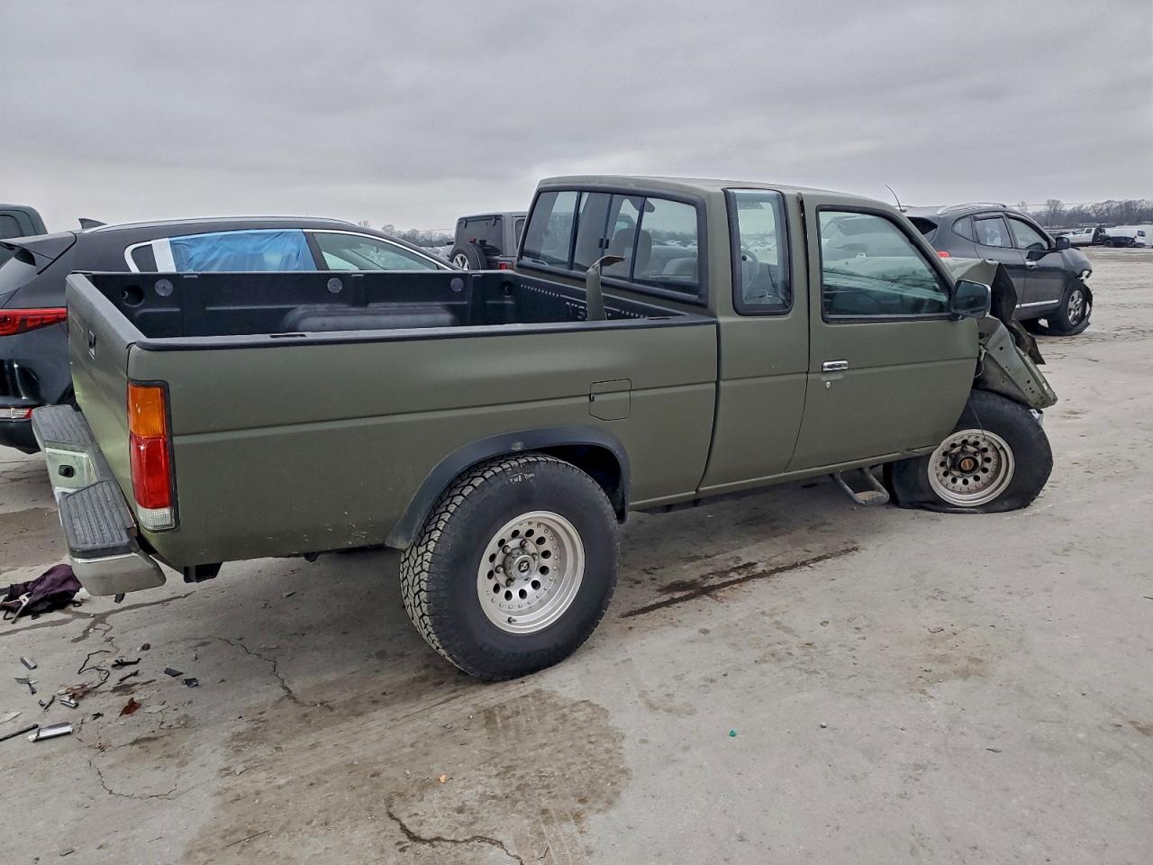 1993 Nissan Truck King Cab Se Green vin: 1N6HD16Y0PC438212