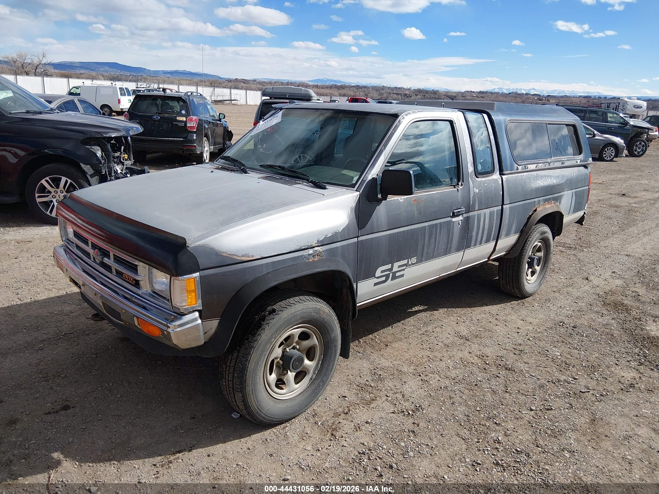 1990 Nissan D21 King Cab Black vin: 1N6HD16Y1LC425141