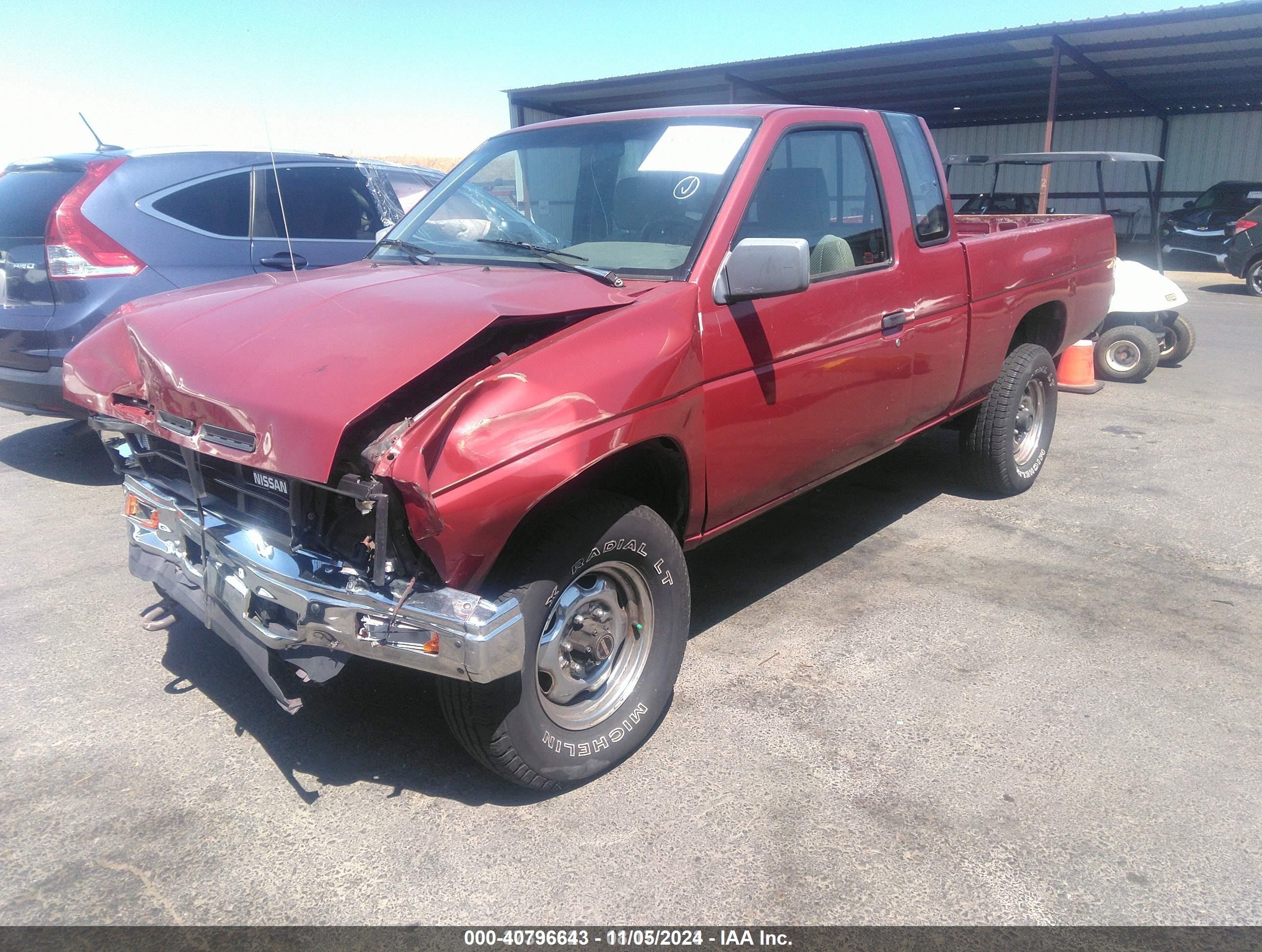 1988 Nissan D21 King Cab Red vin: 1N6HD16Y2JC400083