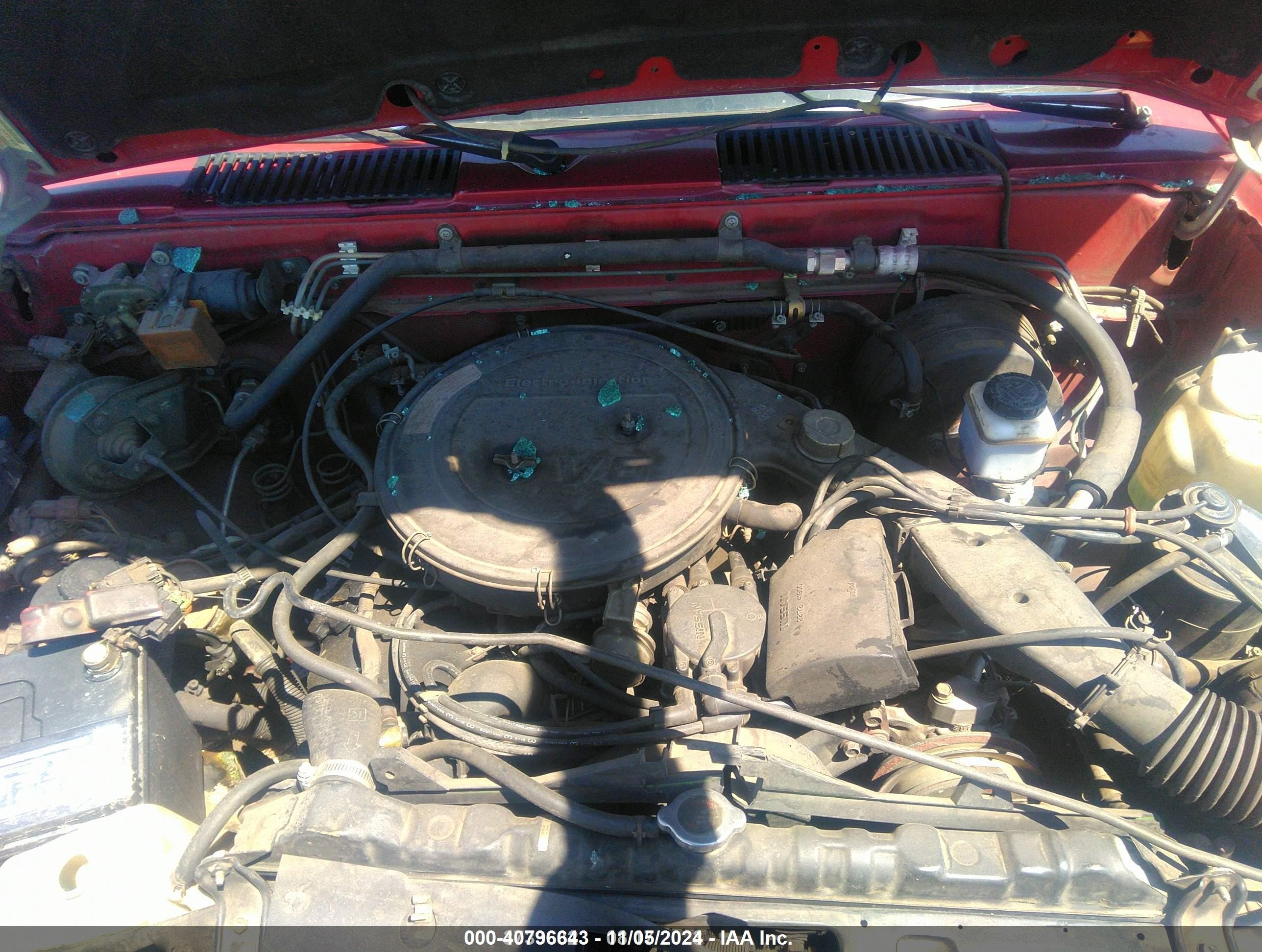 1988 Nissan D21 King Cab Red vin: 1N6HD16Y2JC400083
