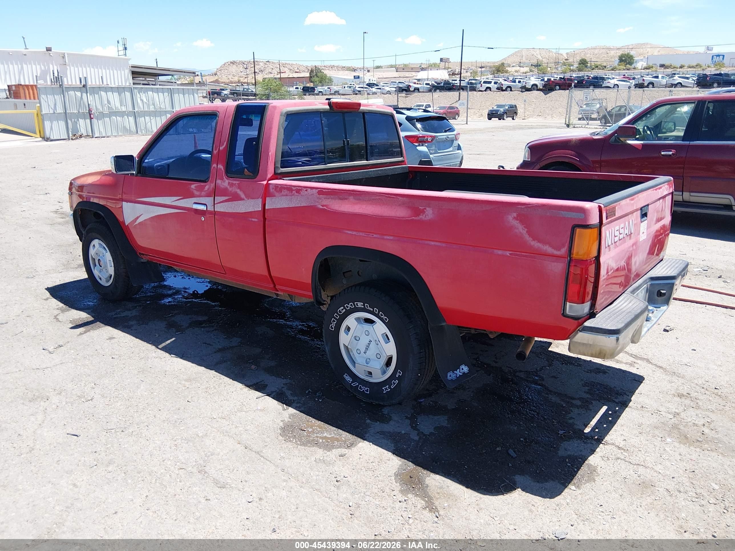 1994 Nissan Truck King Cab Se/king Cab Xe Red vin: 1N6HD16Y2RC401634