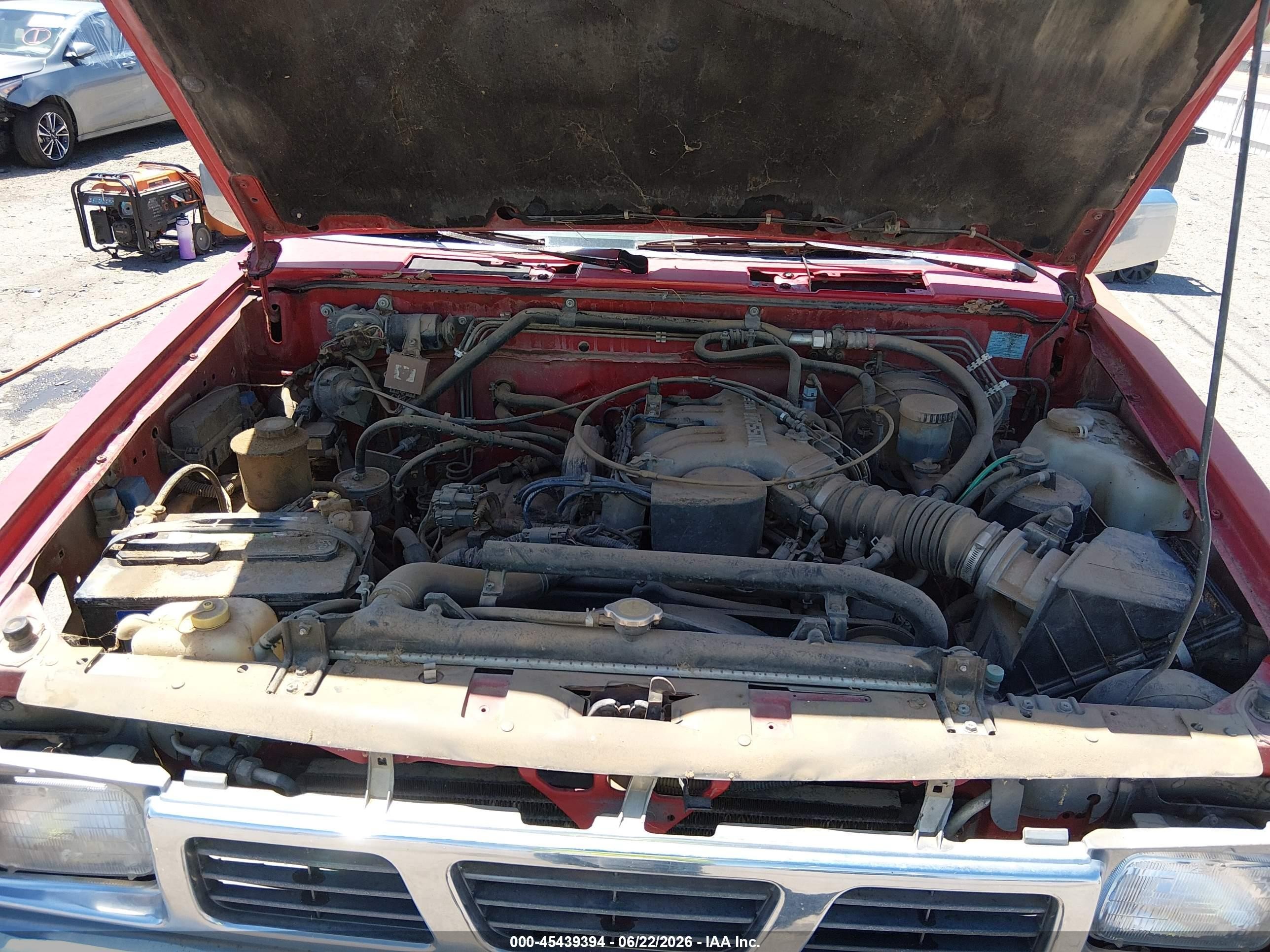 1994 Nissan Truck King Cab Se/king Cab Xe Red vin: 1N6HD16Y2RC401634