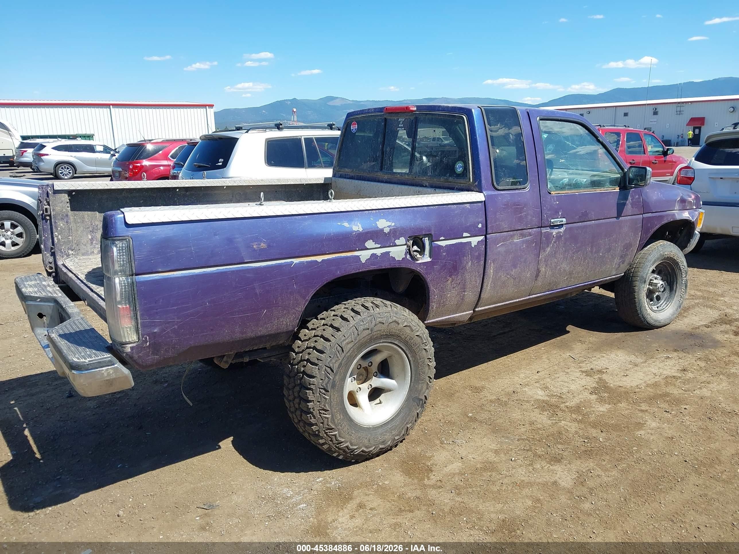 1995 Nissan Truck King Cab Se/king Cab Xe Purple vin: 1N6HD16Y3SC349954