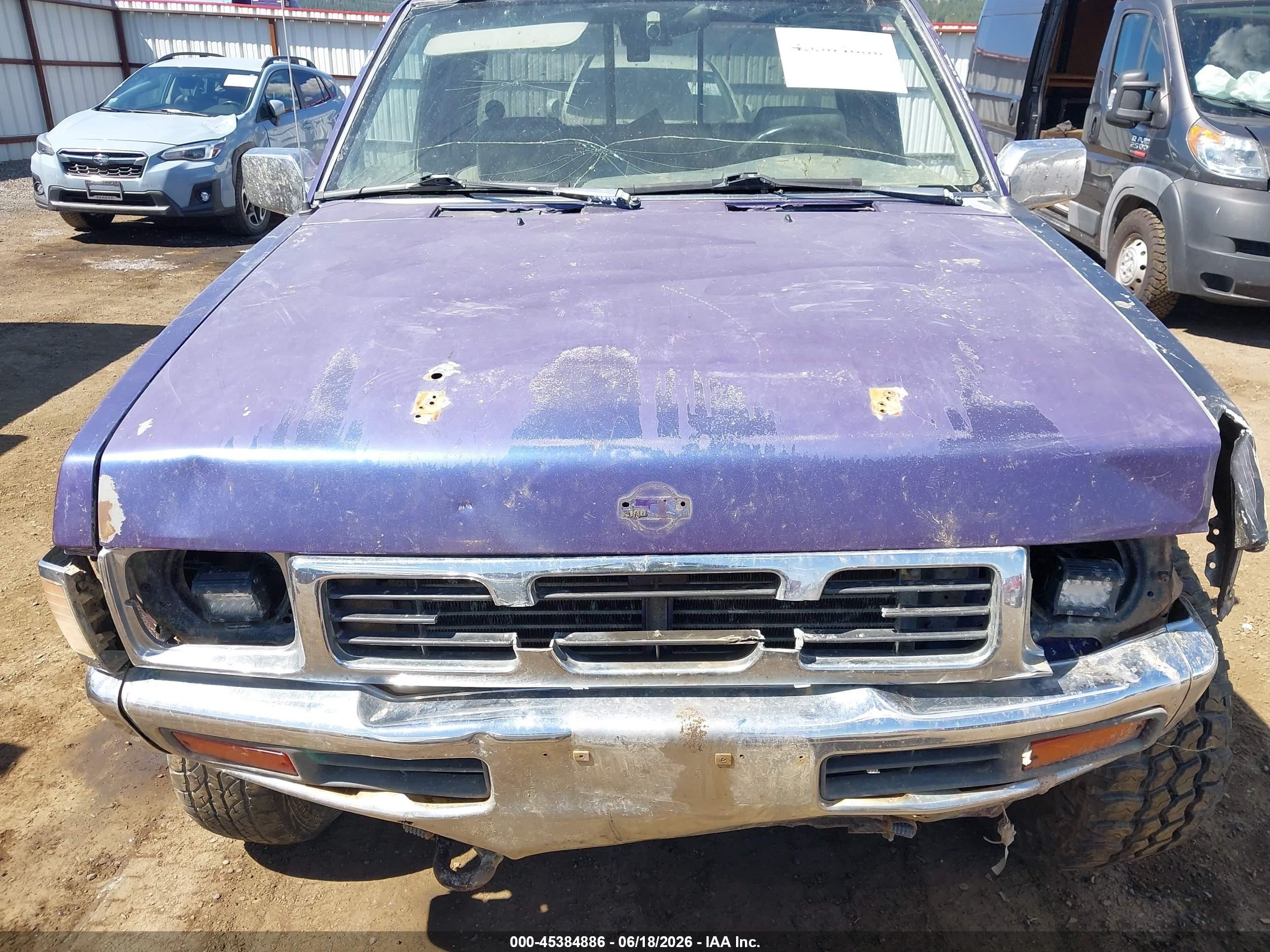 1995 Nissan Truck King Cab Se/king Cab Xe Purple vin: 1N6HD16Y3SC349954