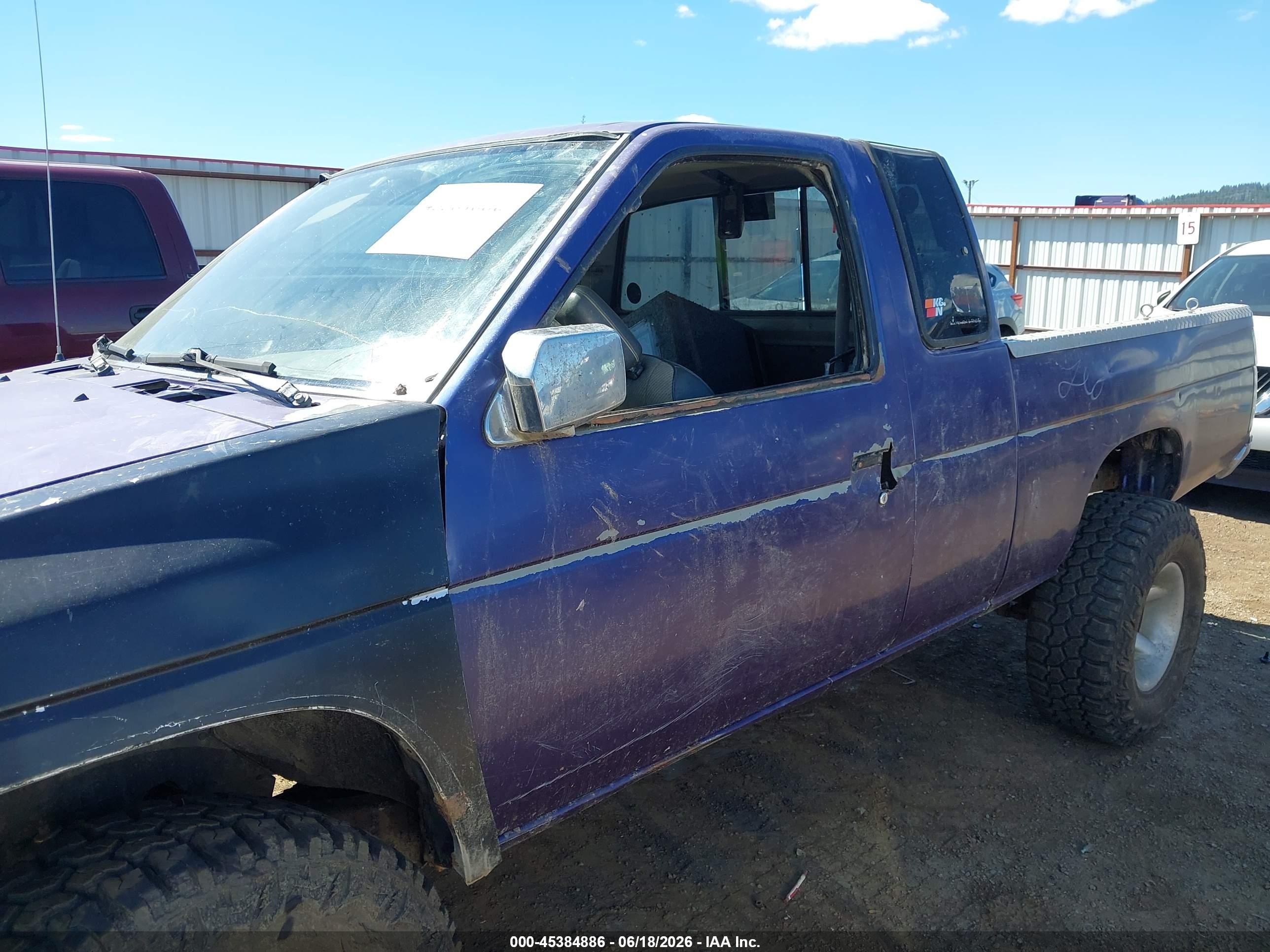 1995 Nissan Truck King Cab Se/king Cab Xe Purple vin: 1N6HD16Y3SC349954