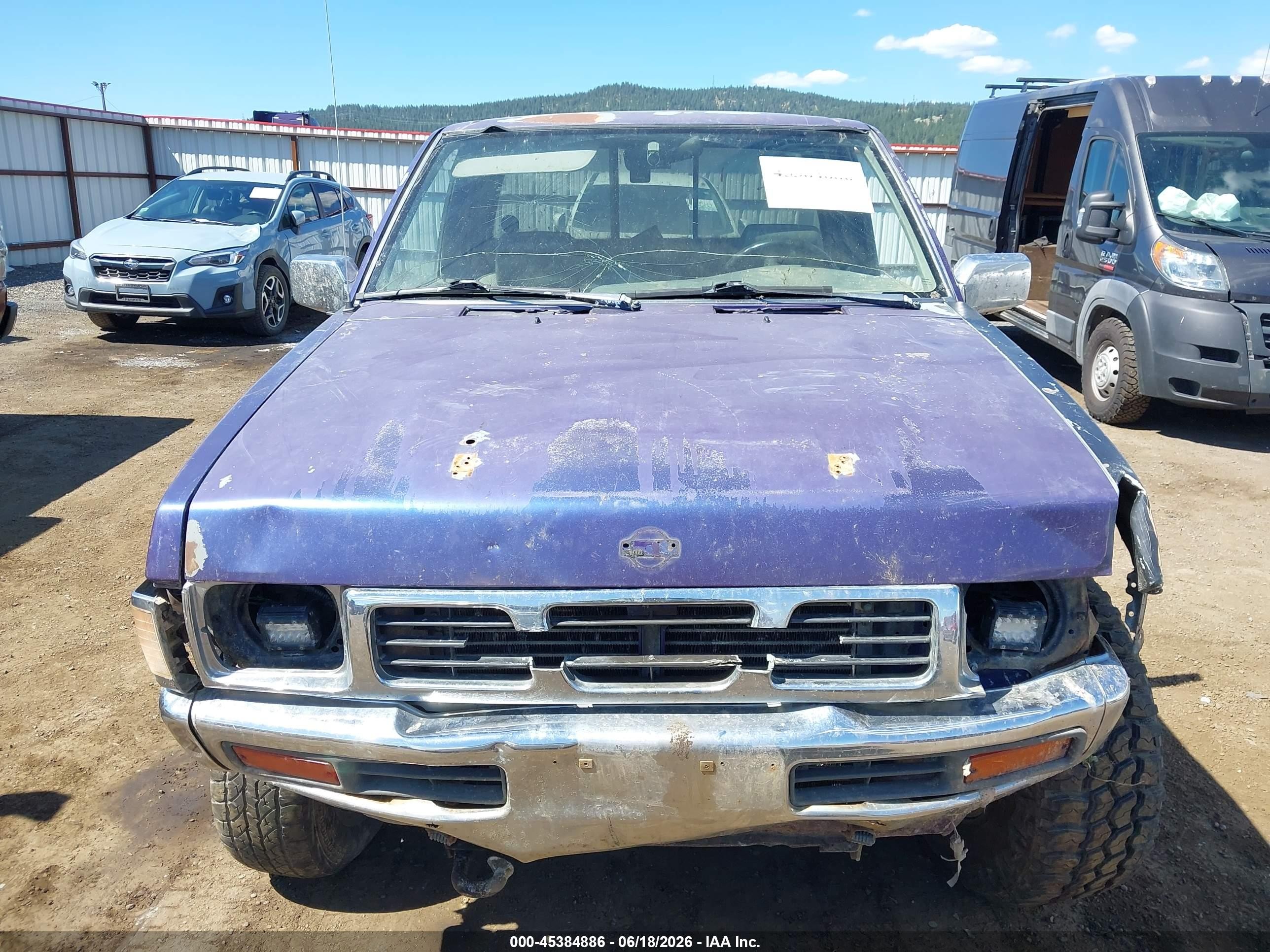 1995 Nissan Truck King Cab Se/king Cab Xe Purple vin: 1N6HD16Y3SC349954