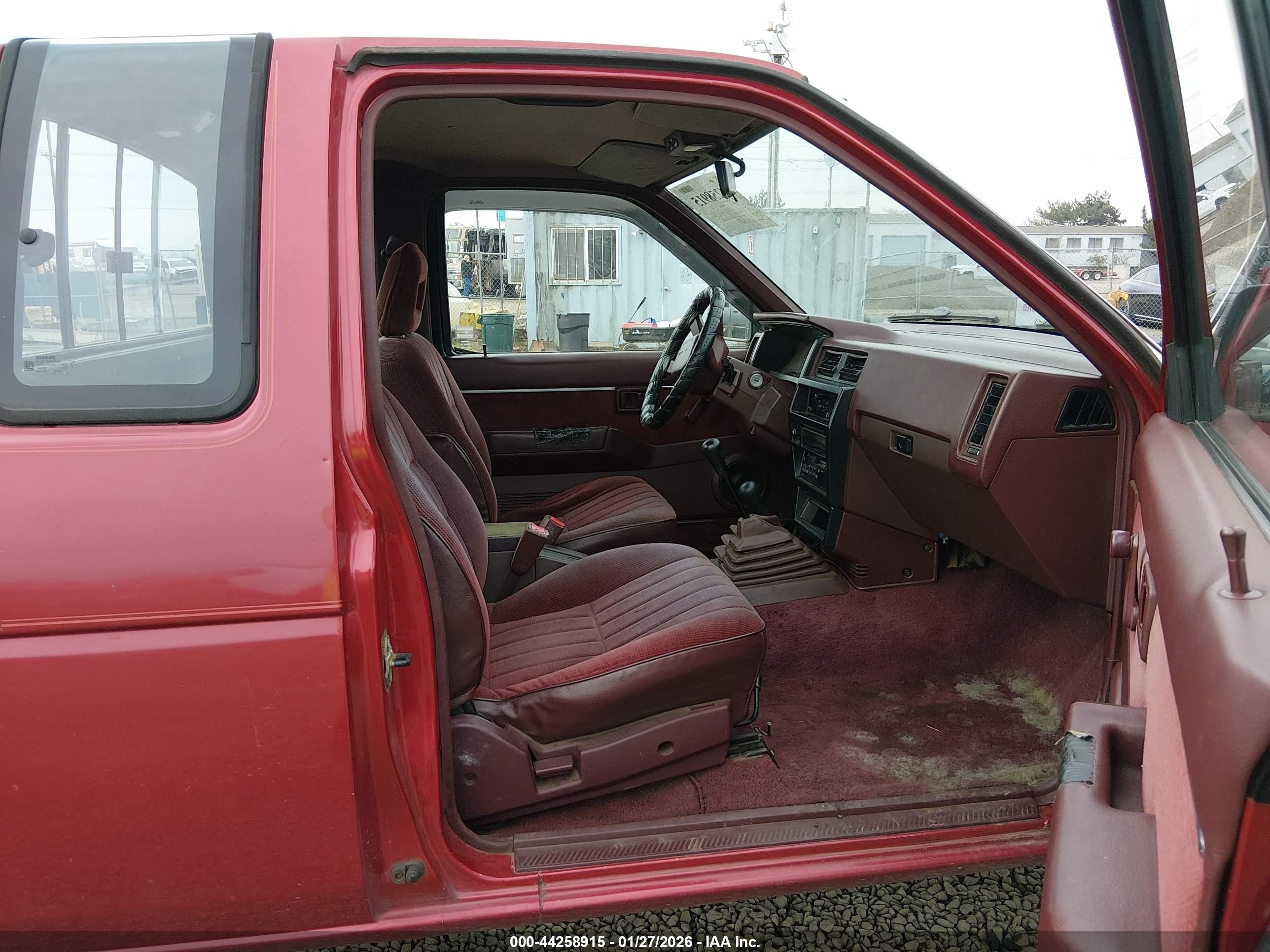 1993 Nissan Truck King Cab Se Red vin: 1N6HD16Y4PC417721