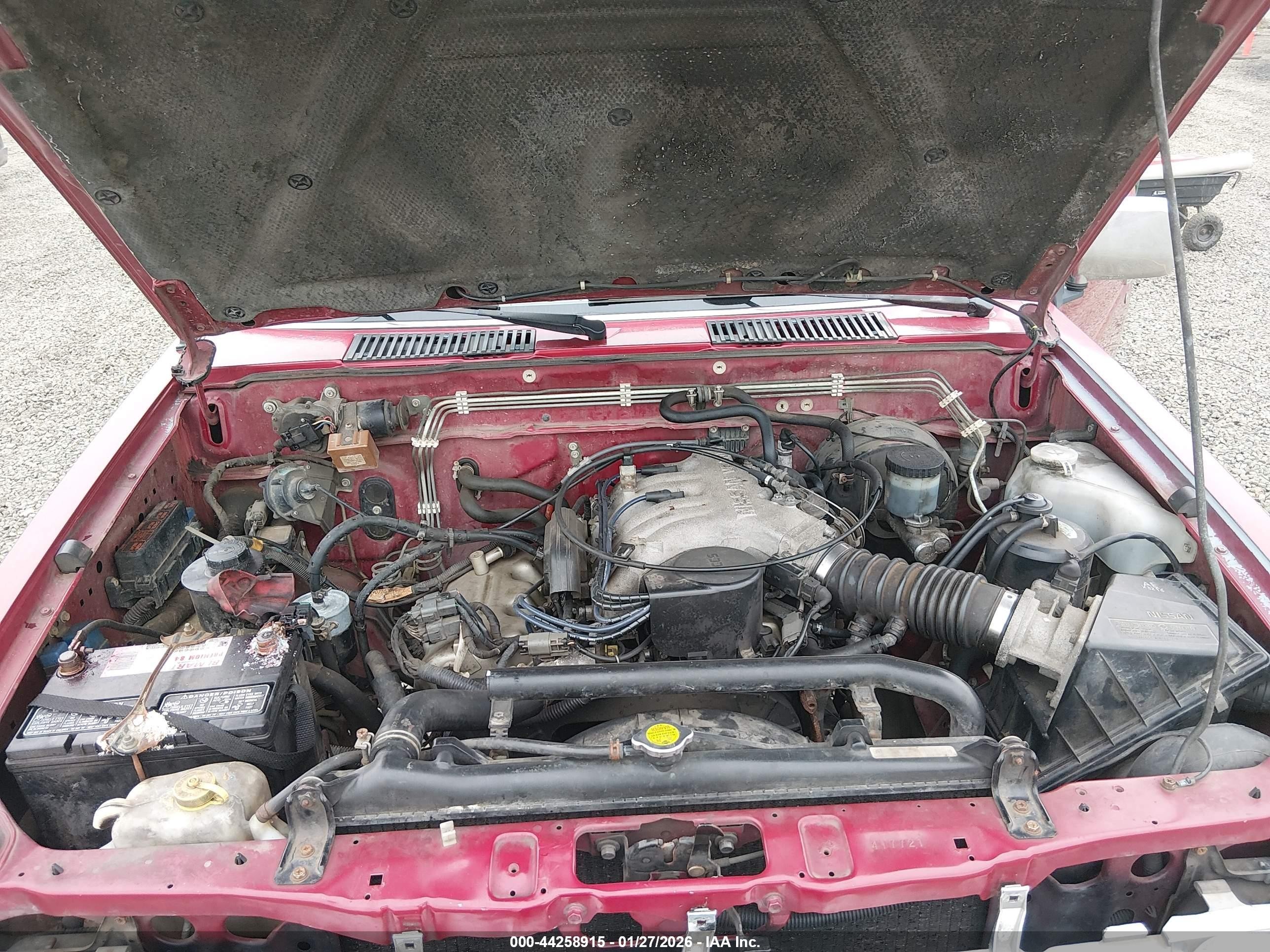 1993 Nissan Truck King Cab Se Red vin: 1N6HD16Y4PC417721