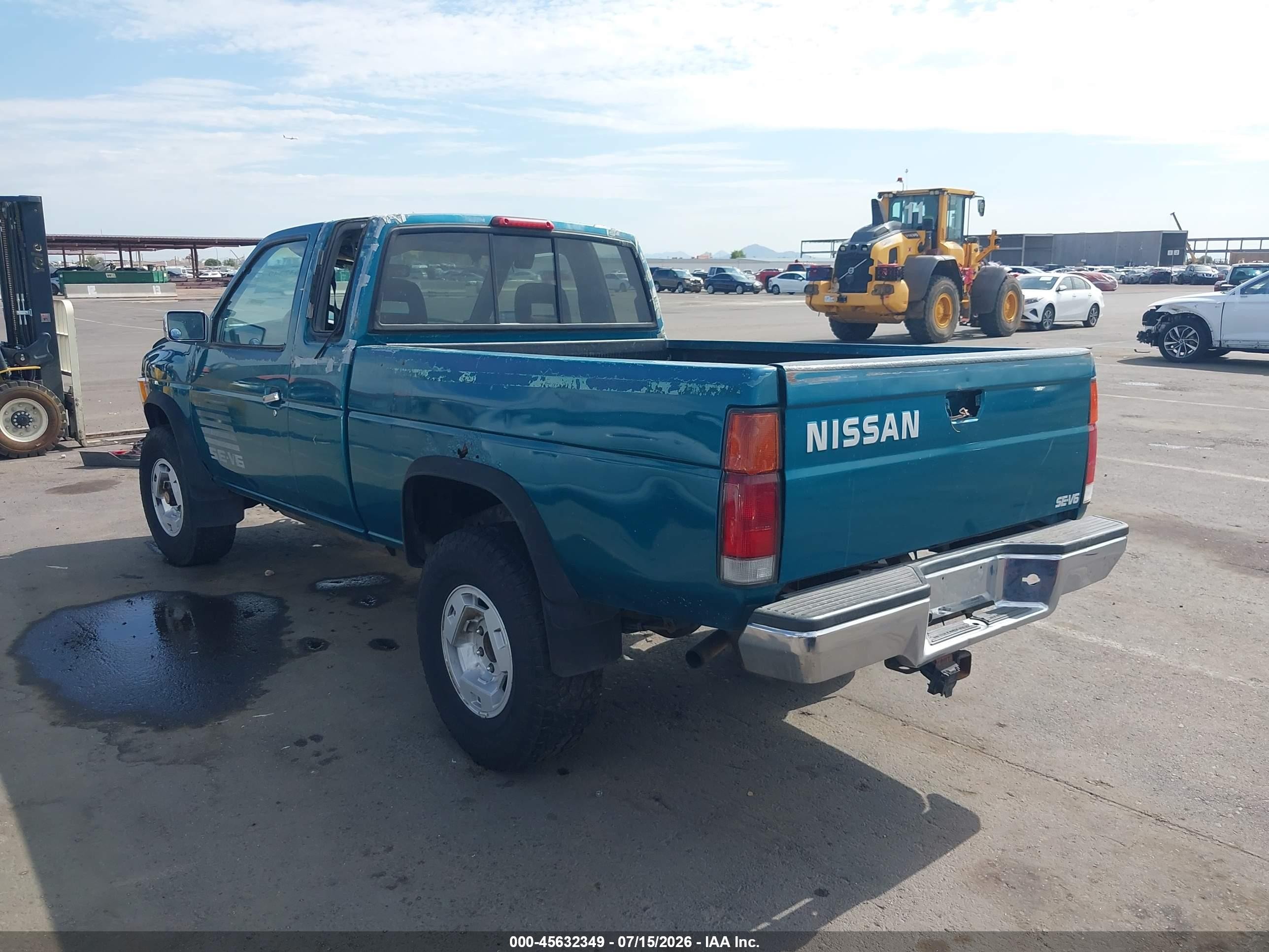 1995 Nissan Truck King Cab Se/king Cab Xe Green vin: 1N6HD16Y4SC352541
