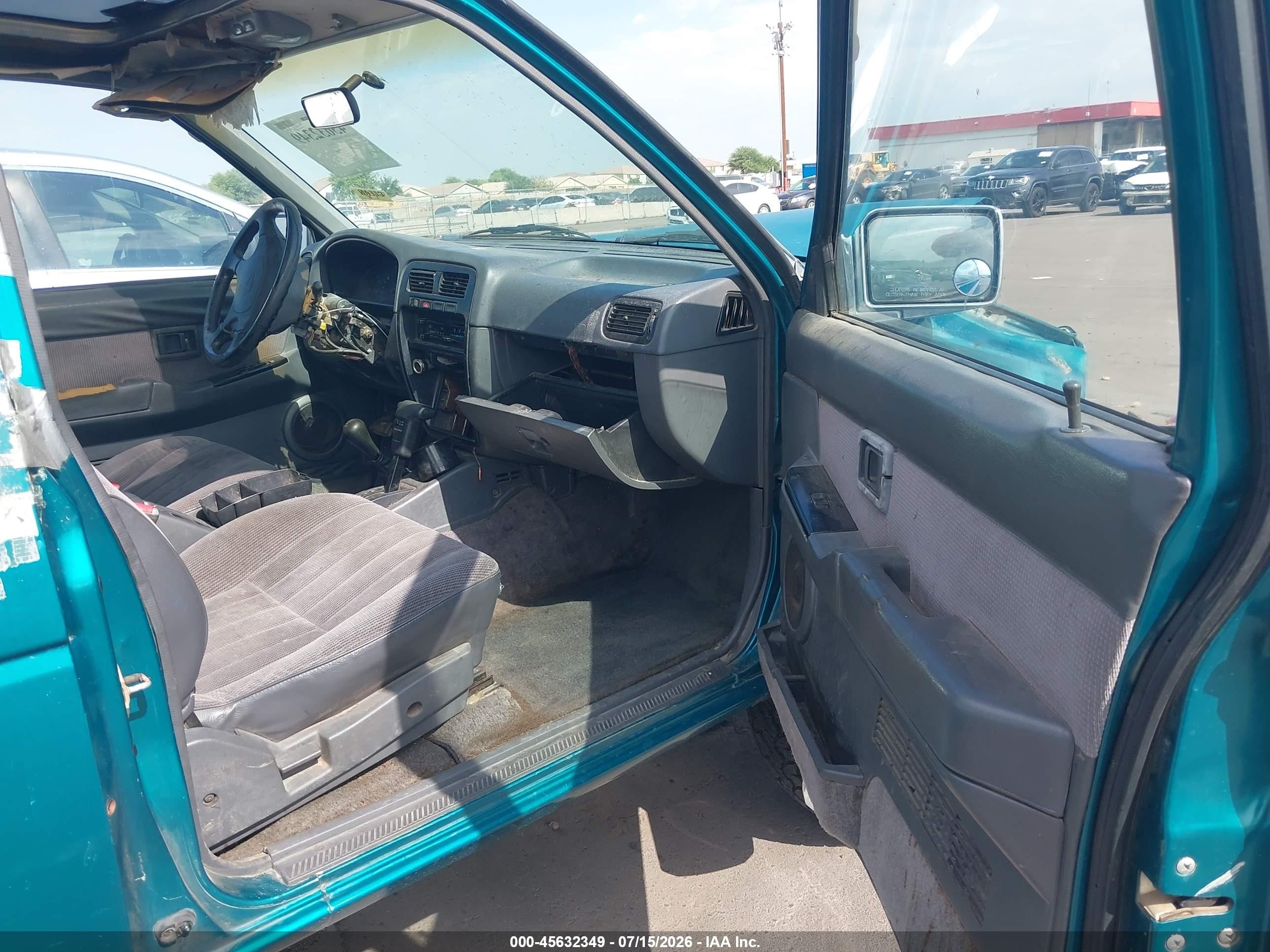 1995 Nissan Truck King Cab Se/king Cab Xe Green vin: 1N6HD16Y4SC352541