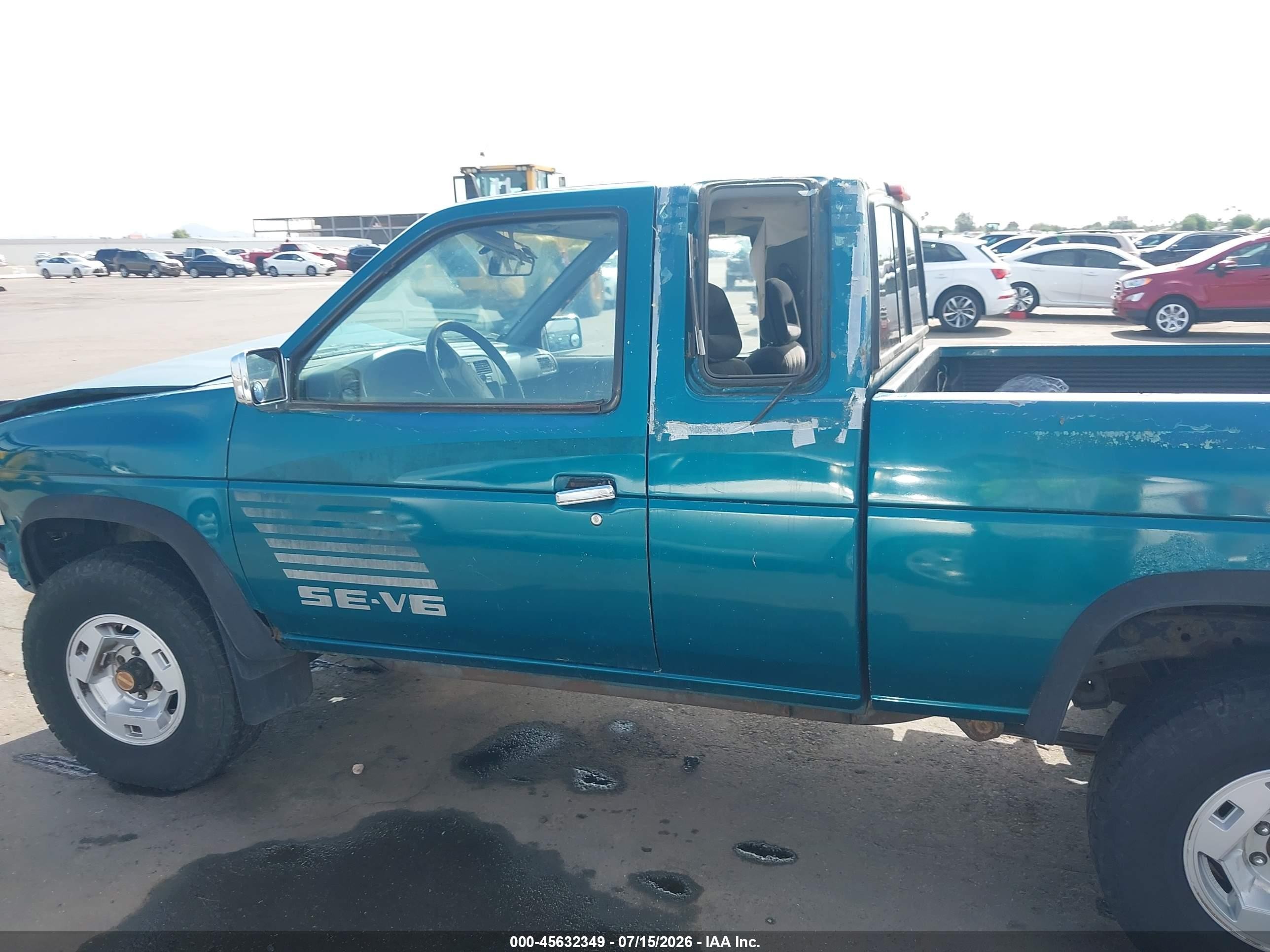 1995 Nissan Truck King Cab Se/king Cab Xe Green vin: 1N6HD16Y4SC352541