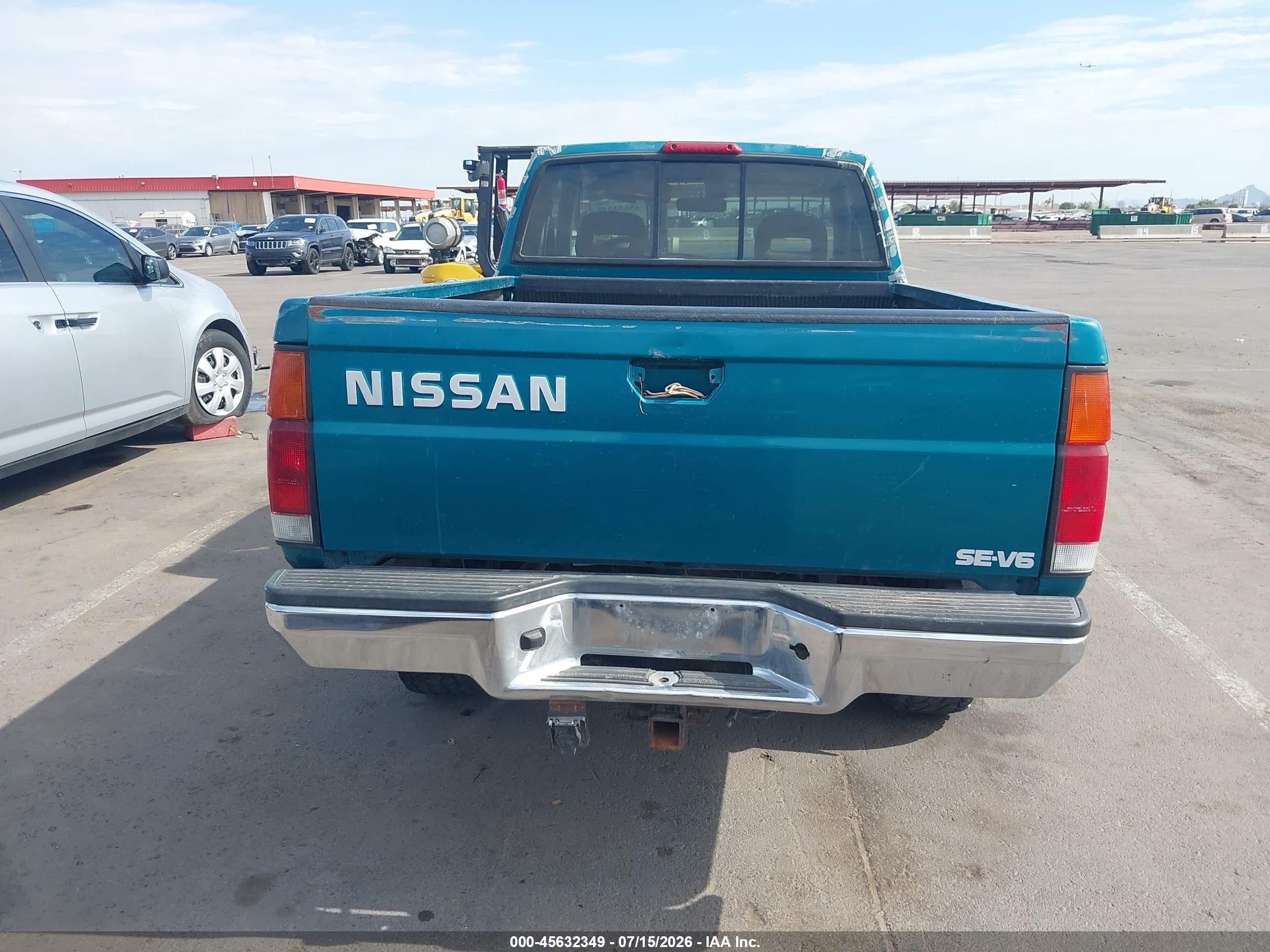 1995 Nissan Truck King Cab Se/king Cab Xe Green vin: 1N6HD16Y4SC352541