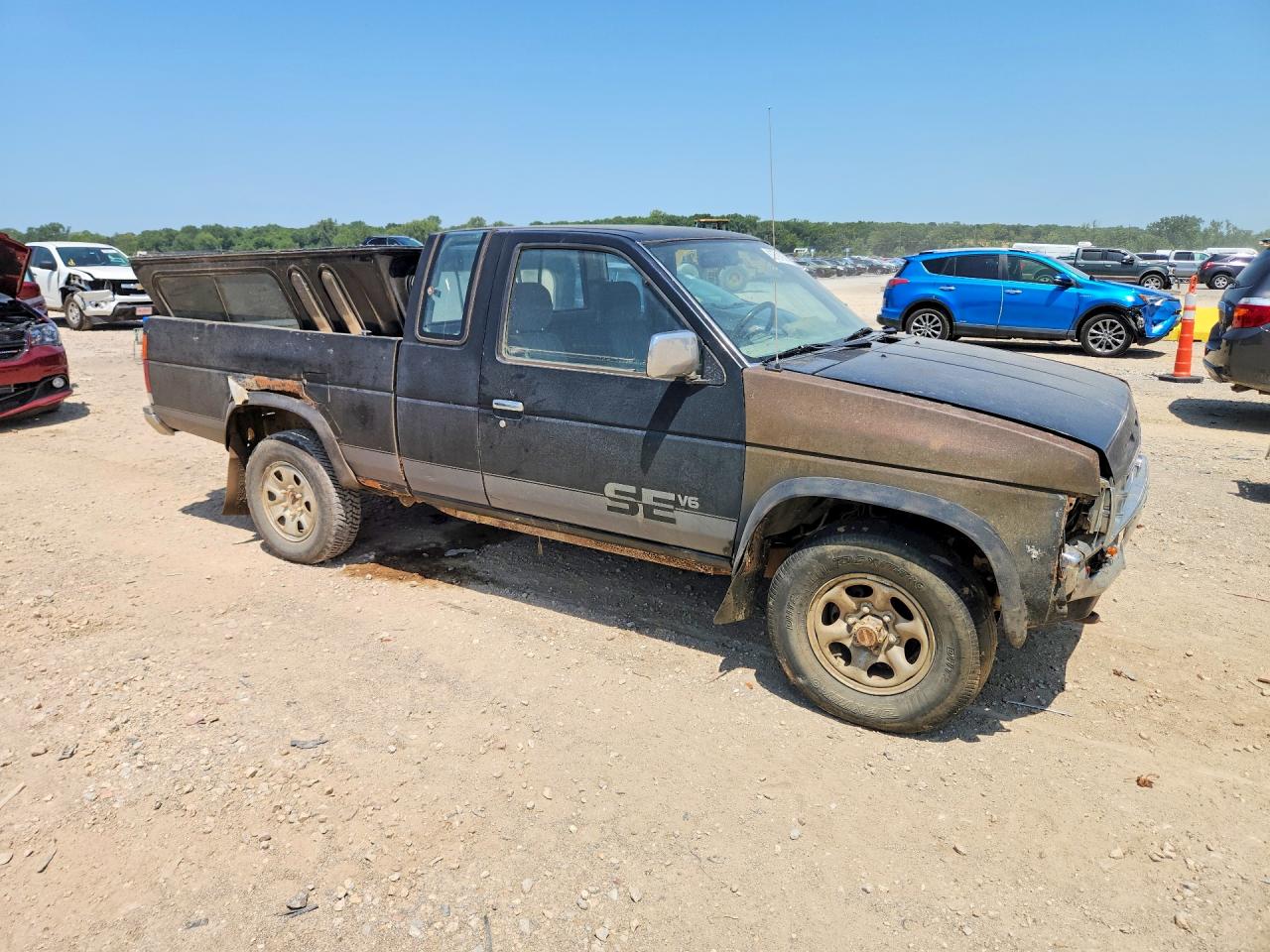 1991 Nissan Truck Se V6 Black vin: 1N6HD16Y6MC307684