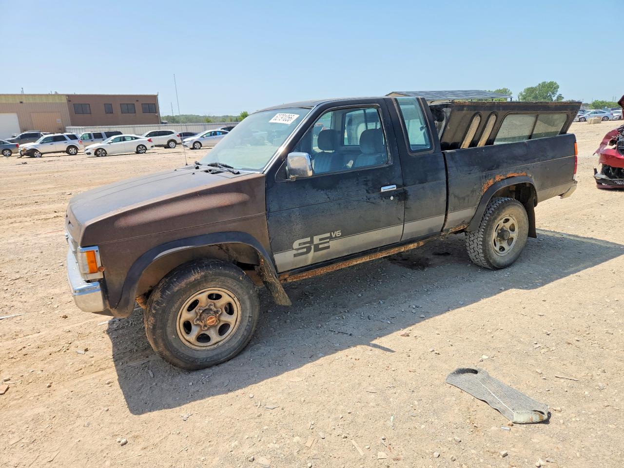 1991 Nissan Truck Se V6 Black vin: 1N6HD16Y6MC307684