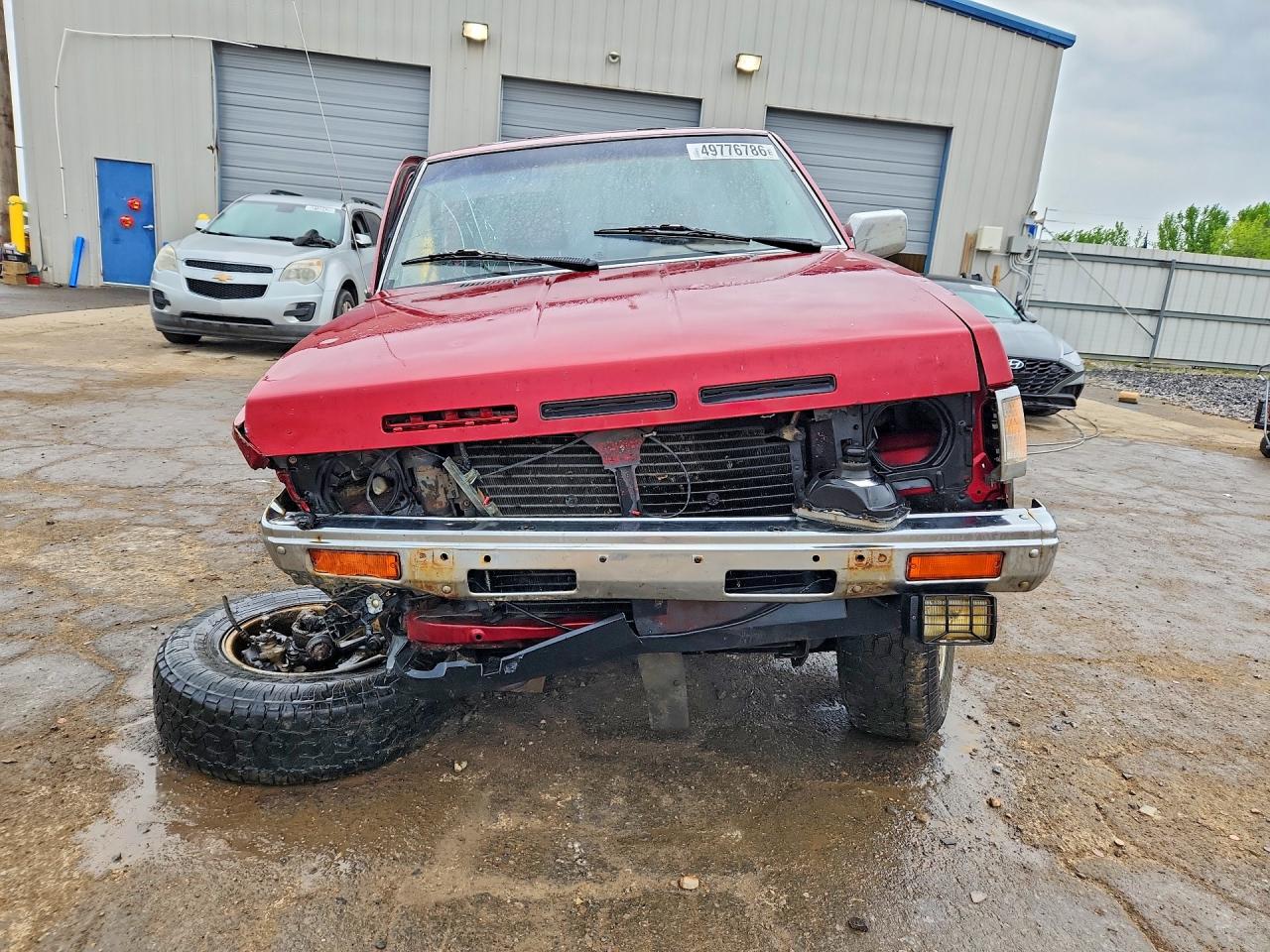 1991 Nissan Truck King Cab Red vin: 1N6HD16Y7MC402691