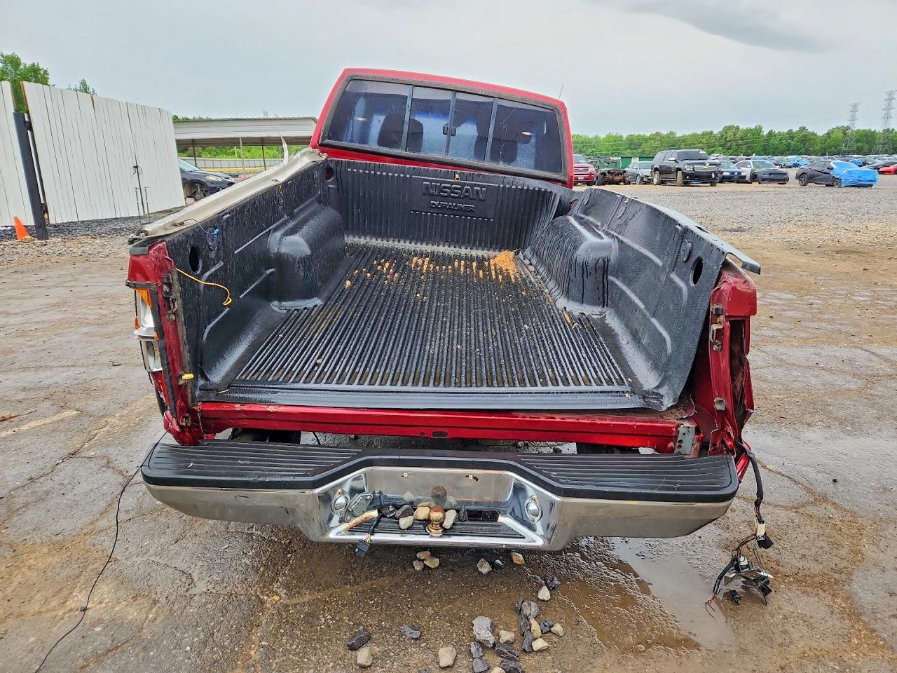 1991 Nissan Truck King Cab Red vin: 1N6HD16Y7MC402691