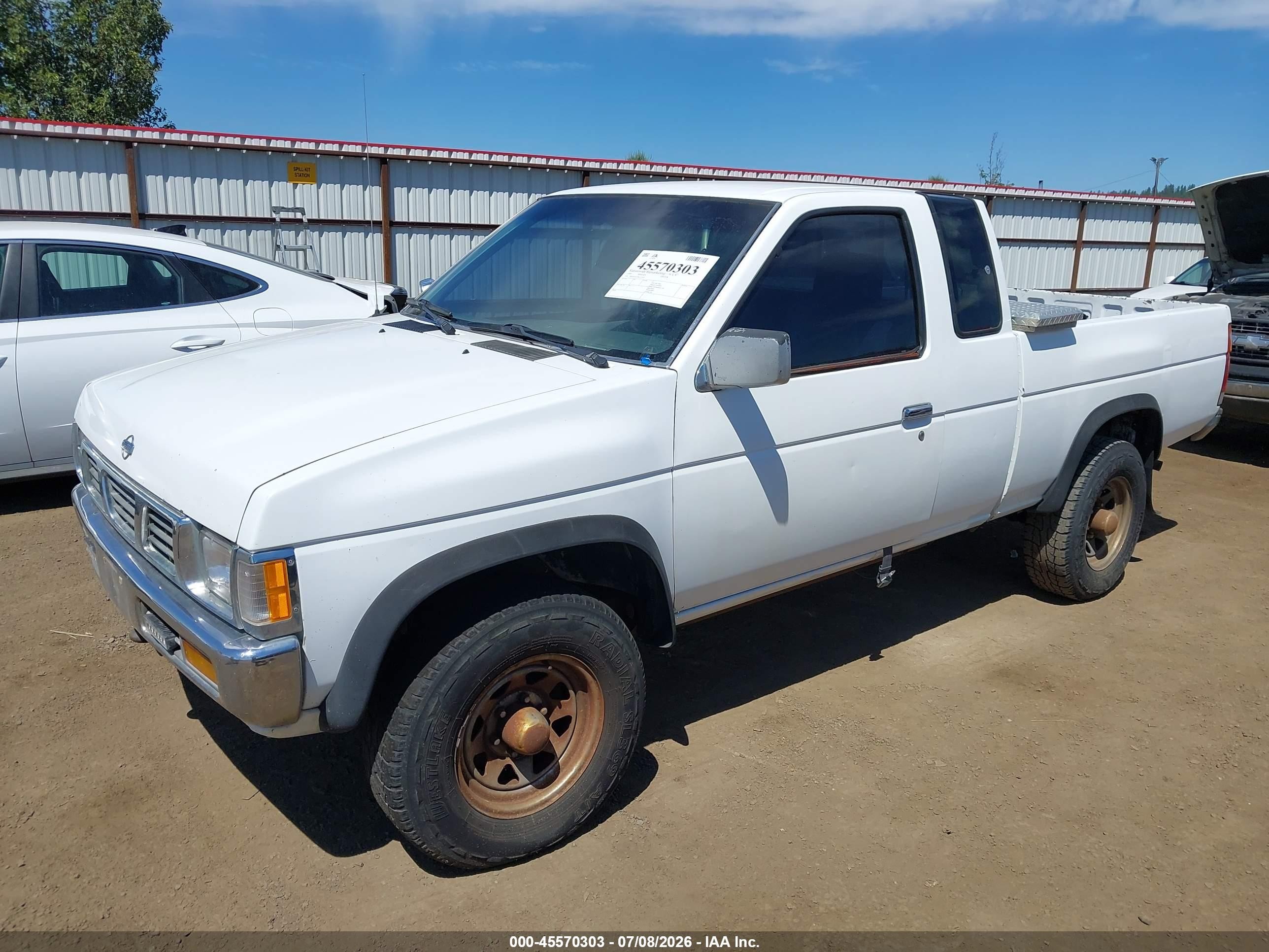 1995 Nissan Truck King Cab Se/king Cab Xe Белый vin: 1N6HD16Y7SC377207