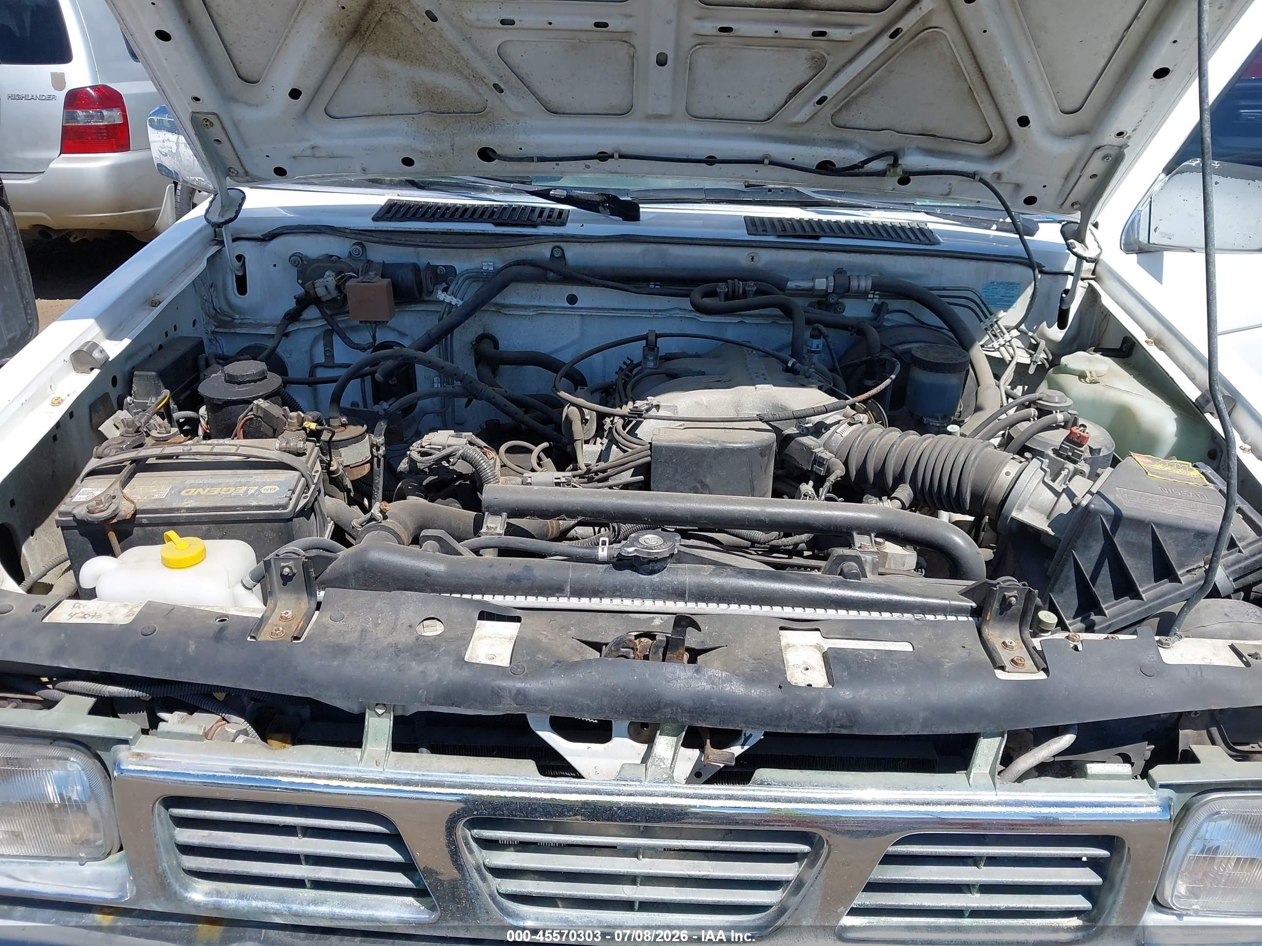1995 Nissan Truck King Cab Se/king Cab Xe Белый vin: 1N6HD16Y7SC377207