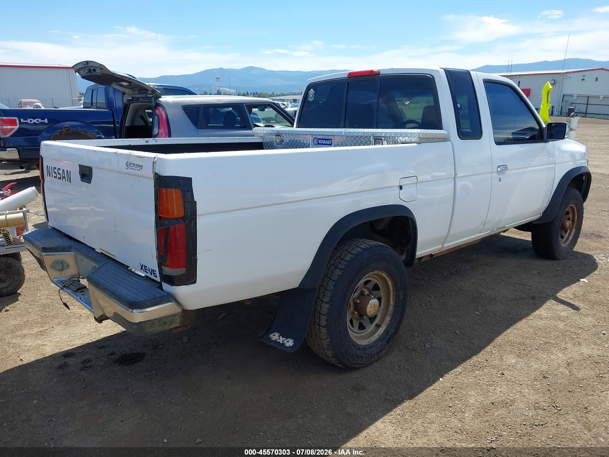 1995 Nissan Truck King Cab Se/king Cab Xe Белый vin: 1N6HD16Y7SC377207