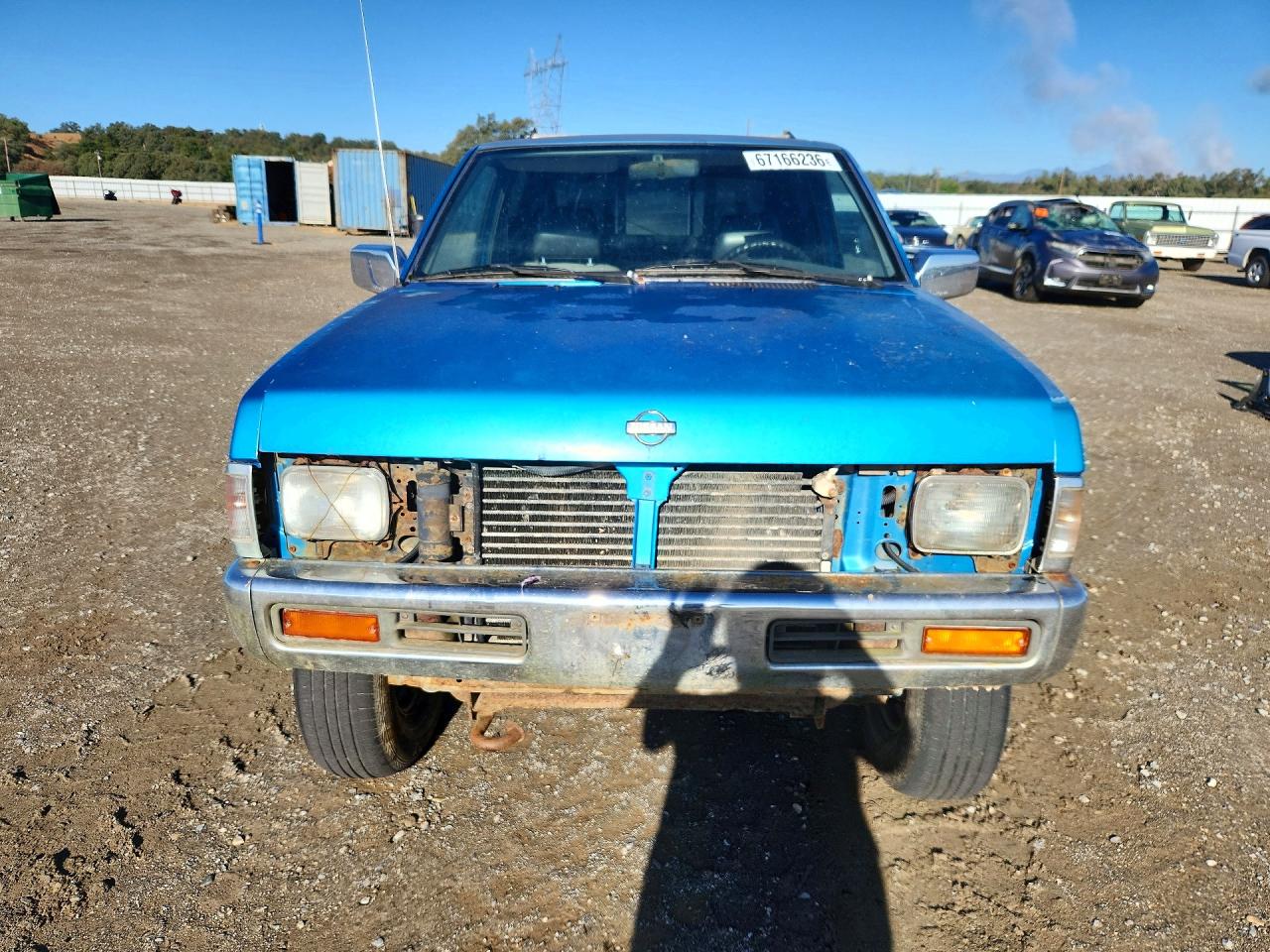 1995 Nissan Truck Xe V6 Blue vin: 1N6HD16Y7SC393892