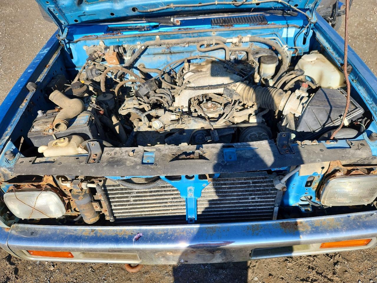 1995 Nissan Truck Xe V6 Blue vin: 1N6HD16Y7SC393892