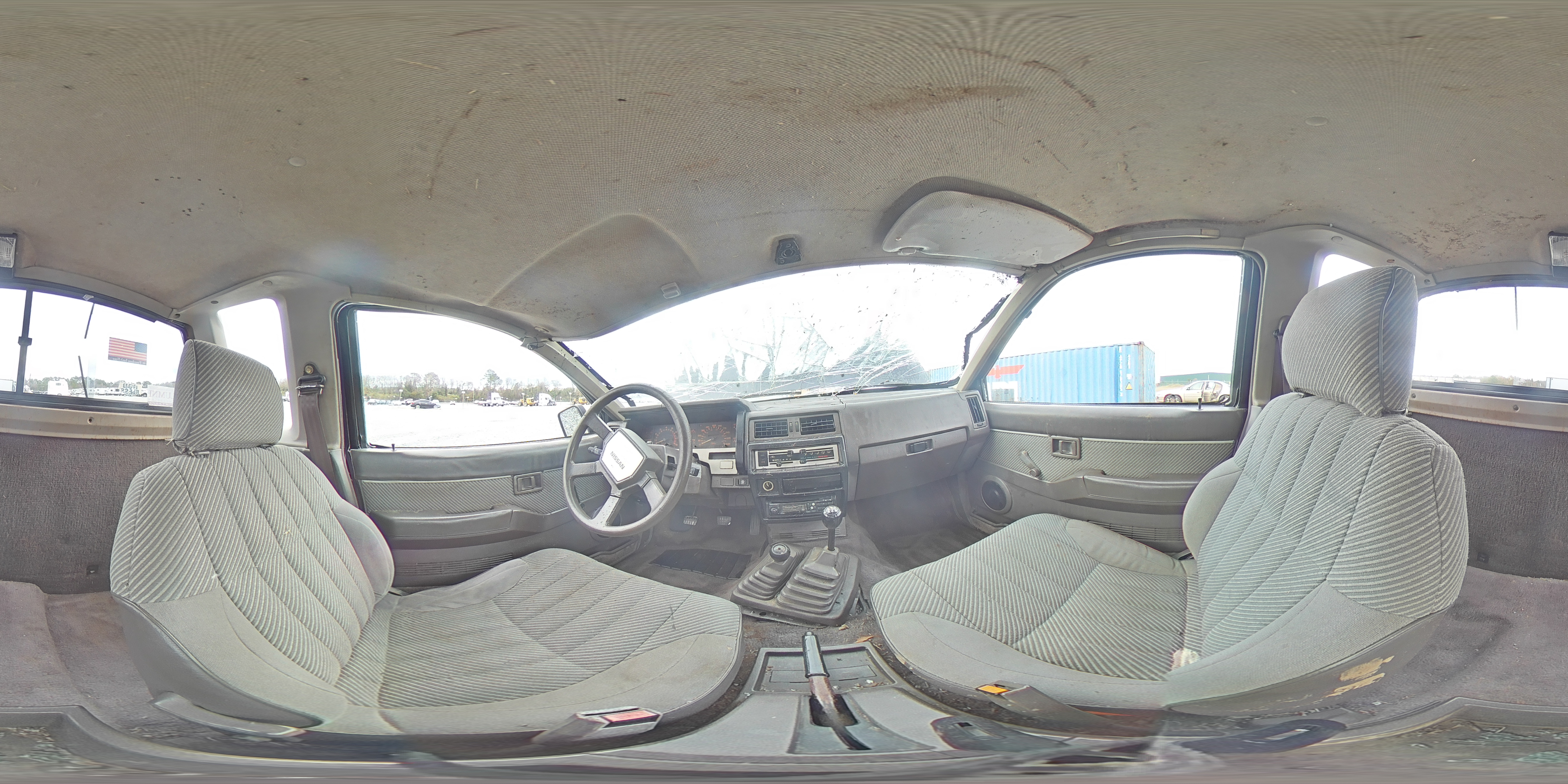 1986 Niss D21 King Cab Black vin: 1N6HD16Y9GC377474