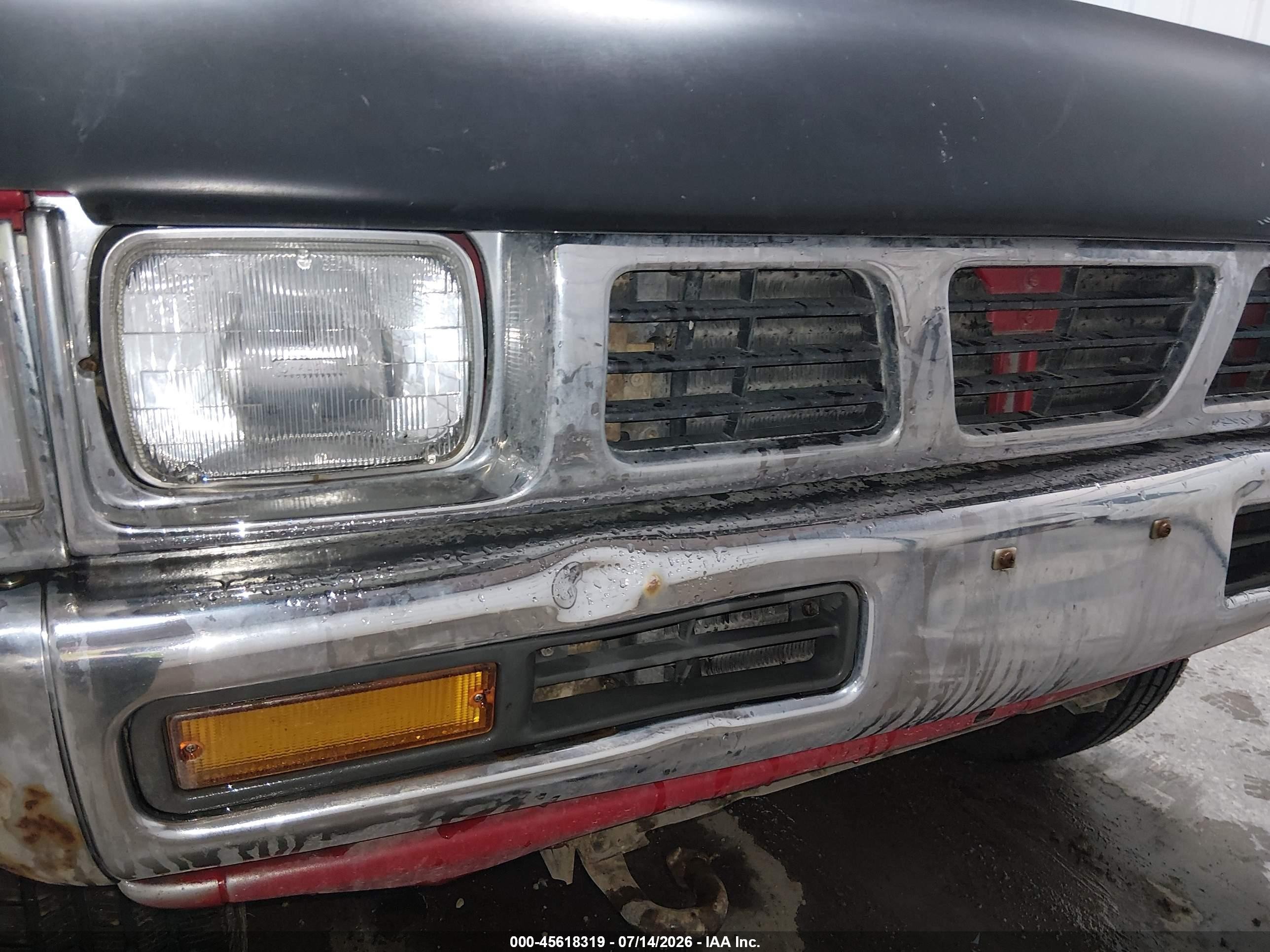 1994 Nissan Truck King Cab Se/king Cab Xe Red vin: 1N6HD16Y9RC339603