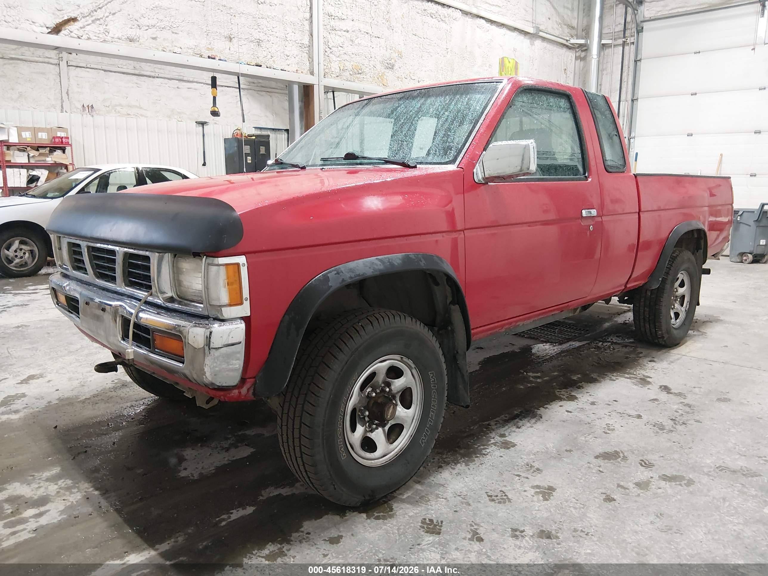 1994 Nissan Truck King Cab Se/king Cab Xe Red vin: 1N6HD16Y9RC339603