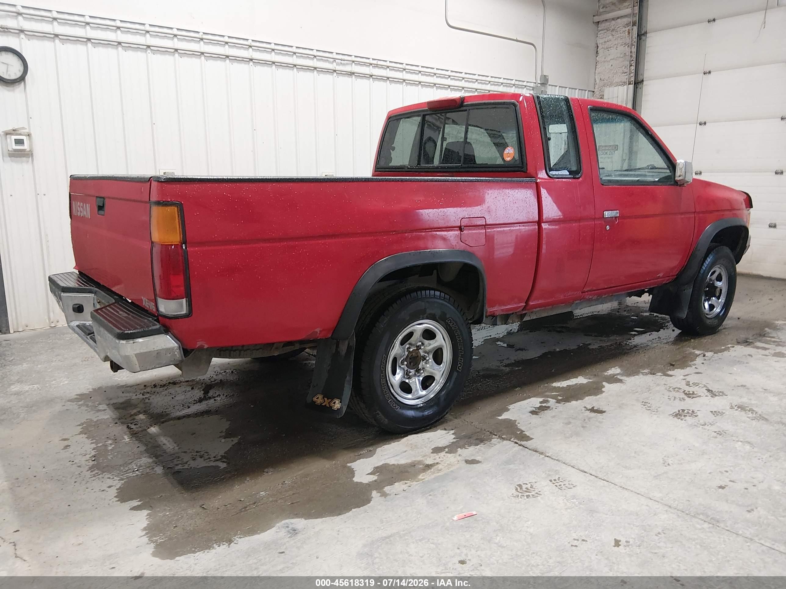 1994 Nissan Truck King Cab Se/king Cab Xe Red vin: 1N6HD16Y9RC339603