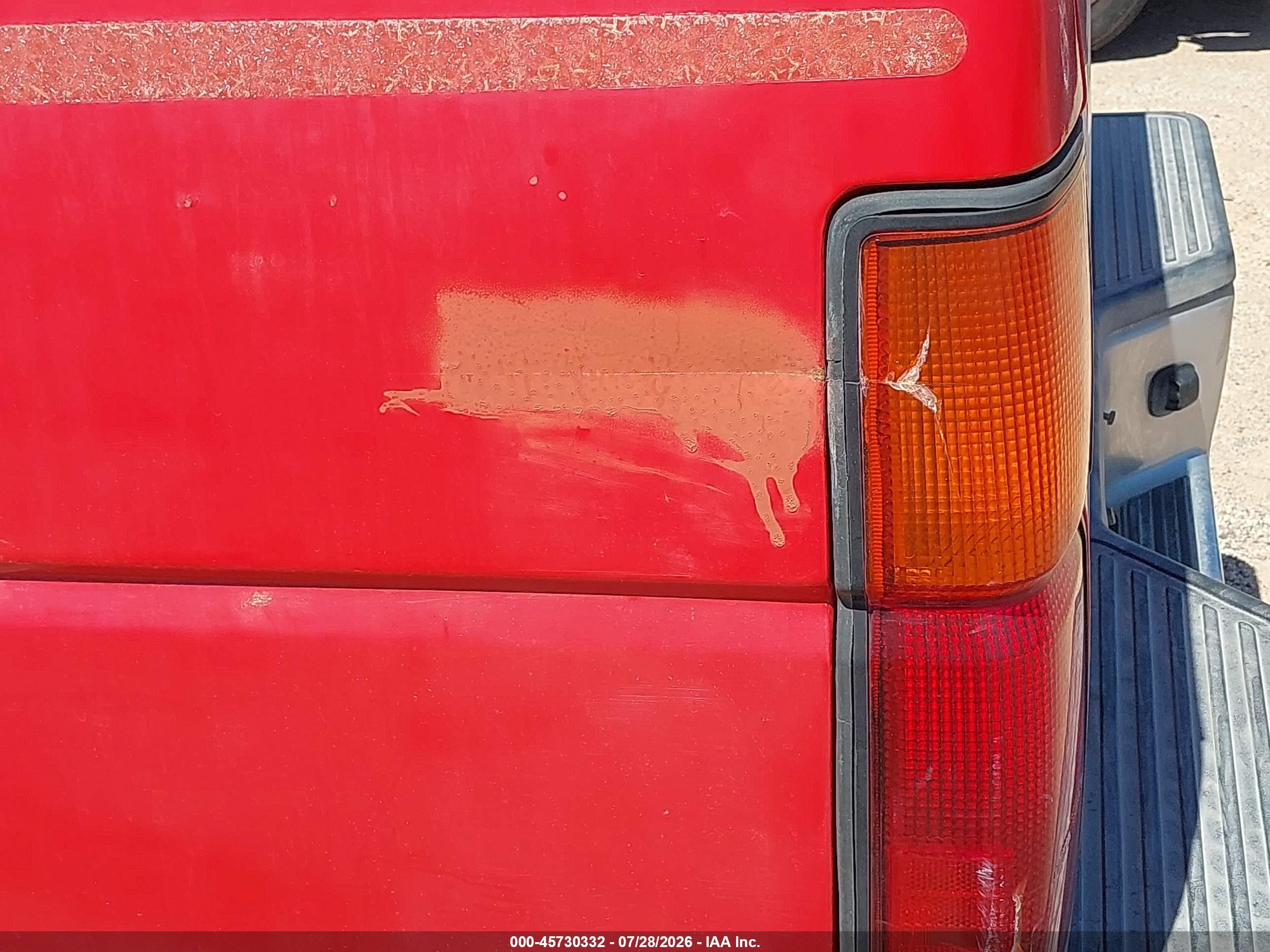 1994 Nissan Truck King Cab Se/king Cab Xe Red vin: 1N6HD16Y9RC387876